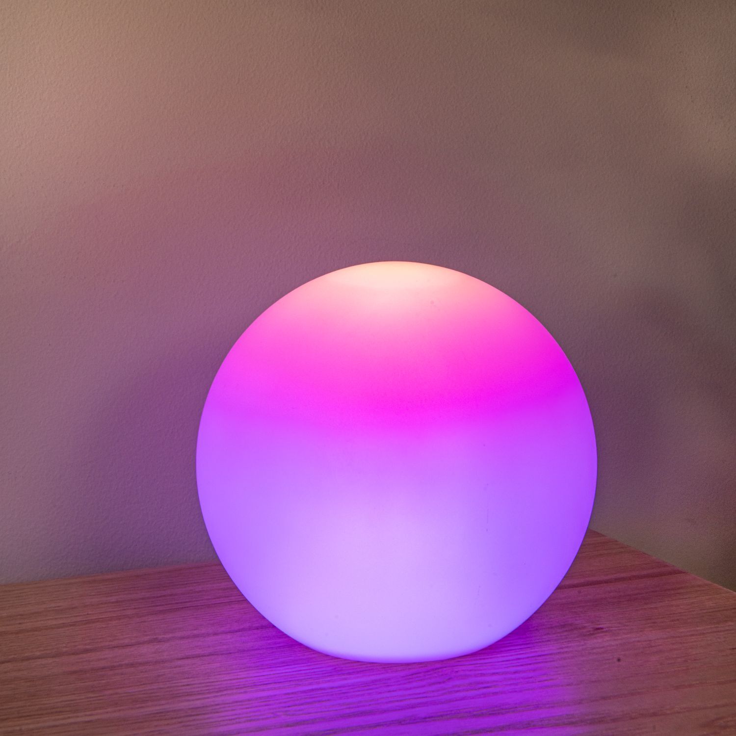 LED Tischleuchte Fernbedienung 2700 K IP65 RGB edel Sphäre, Lampe