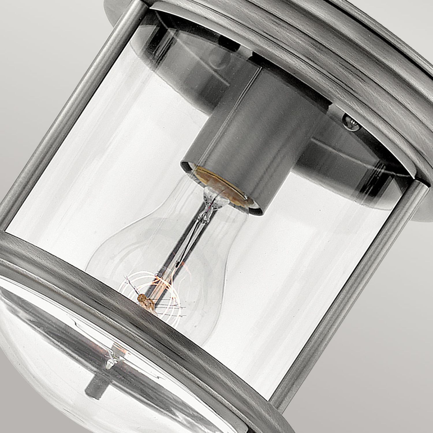Kleine Deckenlampe Bad P44 rund D: 19,6 cm Metall Glas E27