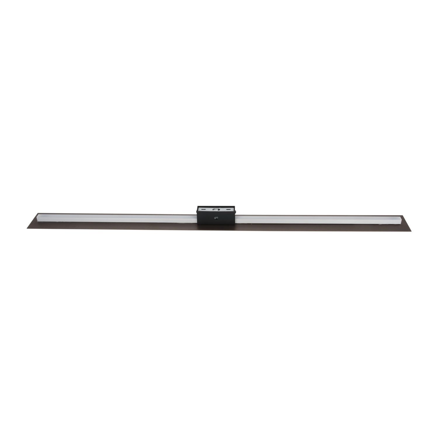 LED Wandleuchte Braun 100 cm lang indirektes 3000 K Metall