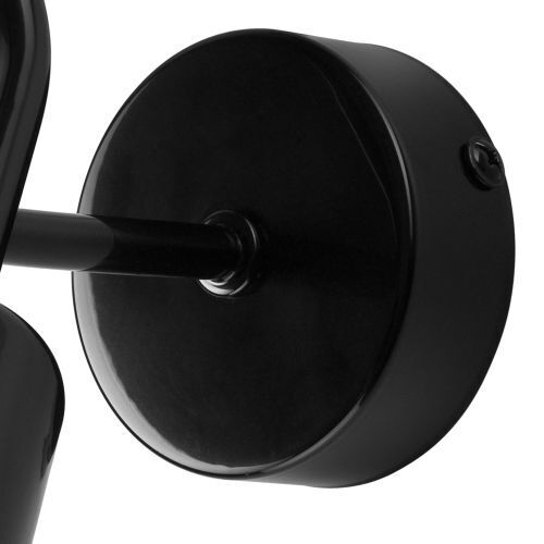 Wandleuchte Schwarz Modern Metall klein für E27