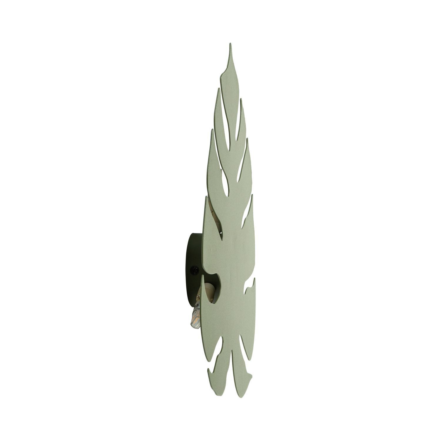 Dekorative Wandleuchte Metall Blatt indirekt H: 54 cm 4x G9