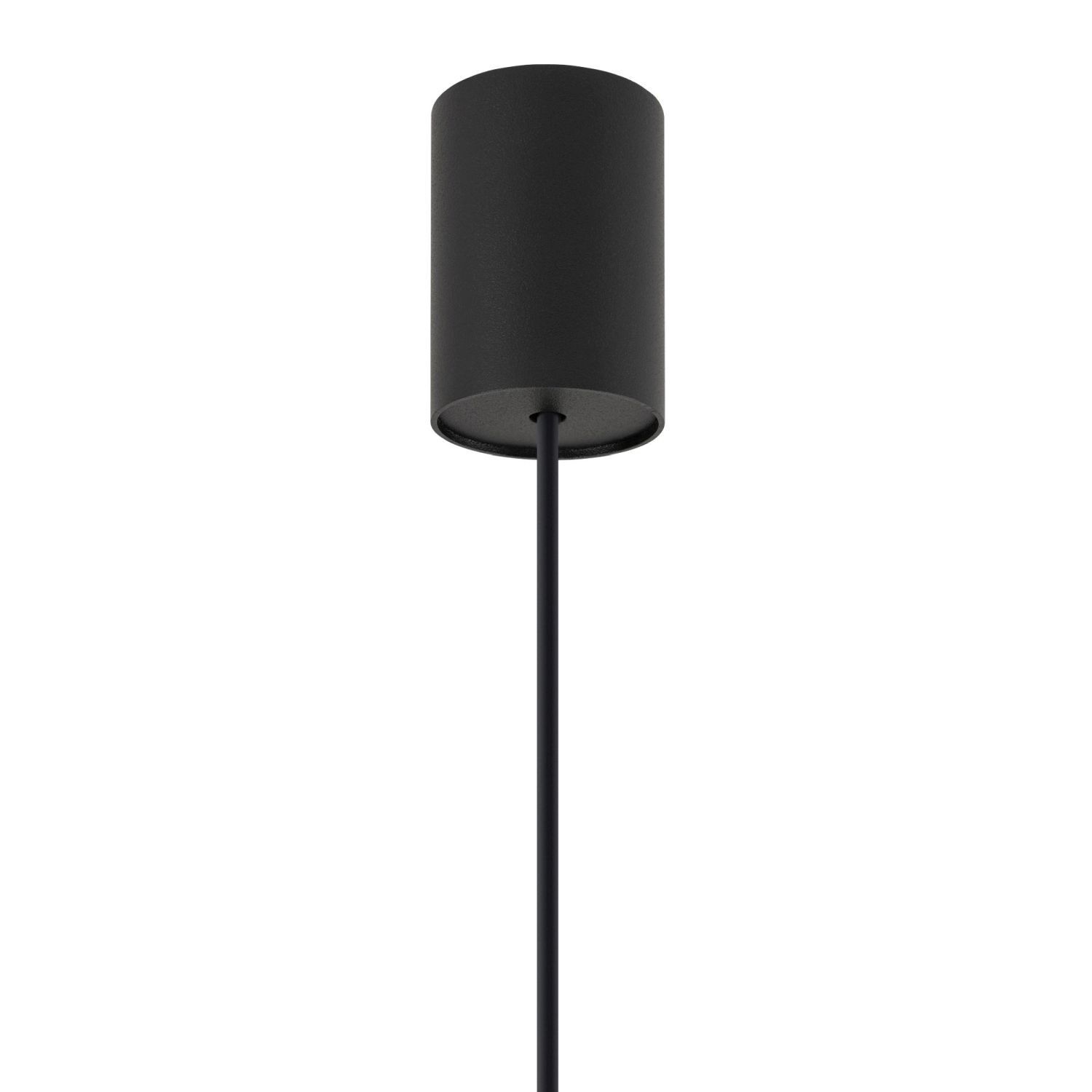 Hängelampe Schwarz TOMMY Wohnzimmer Esstisch Lampe Wandleuchte, Stehlampe, Schwarz, Kabel, Röhrenkopf