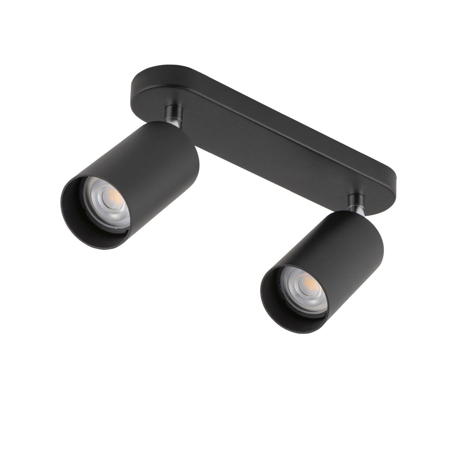 Deckenspot in Schwarz 2-flmg Deckenleuchte, Wandlampe, Spotlight, Schwarz, LED