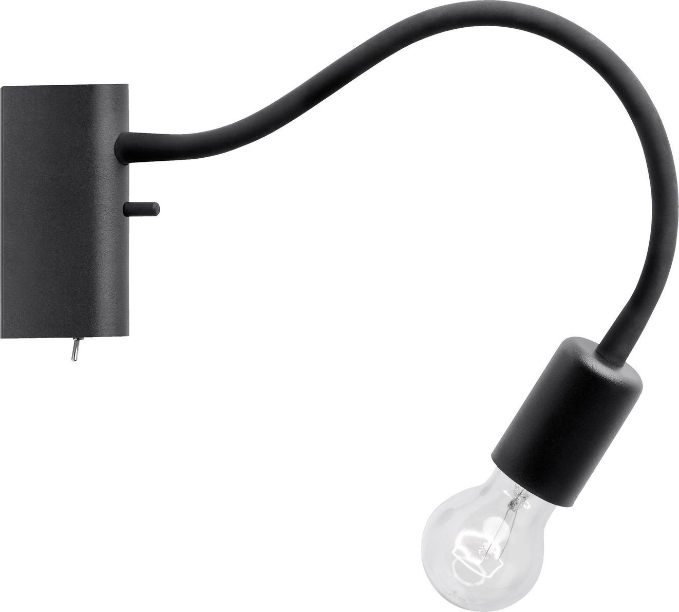 Wandleuchte FLEX in Schwarz Licht, Elektronik, Kopfhörer