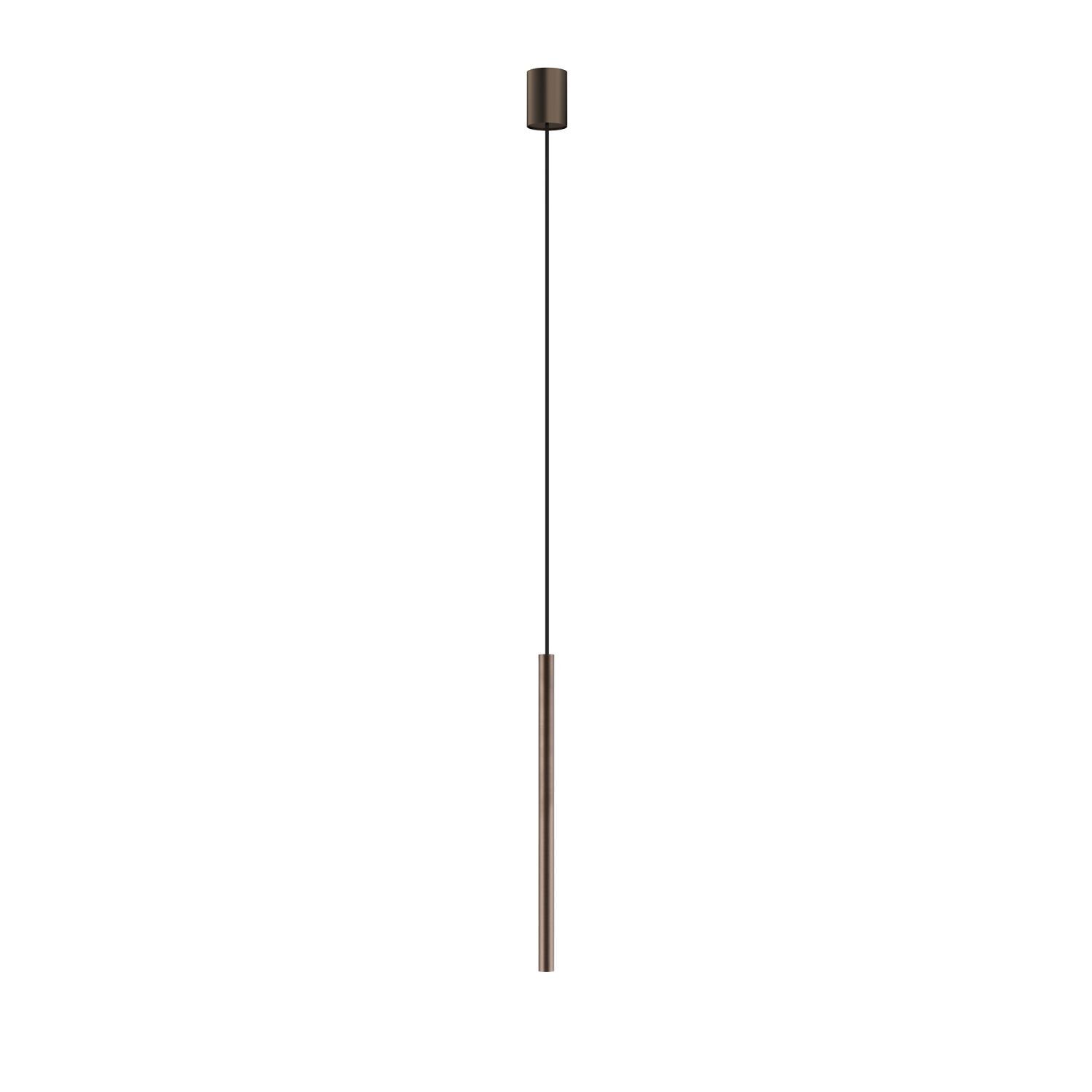 Moderne Pendelleuchte Braun matt G9 Ø 2,5 cm Metall