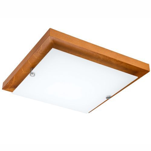 LED Deckenleuchte ERIN Holz vielseitig quadratisch