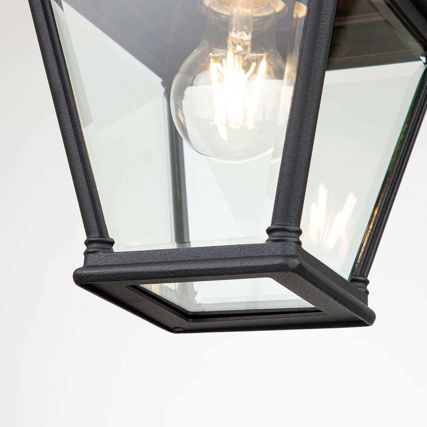 Außenlampe Schwarz B: 18 cm H: max. 141,2 cm E27