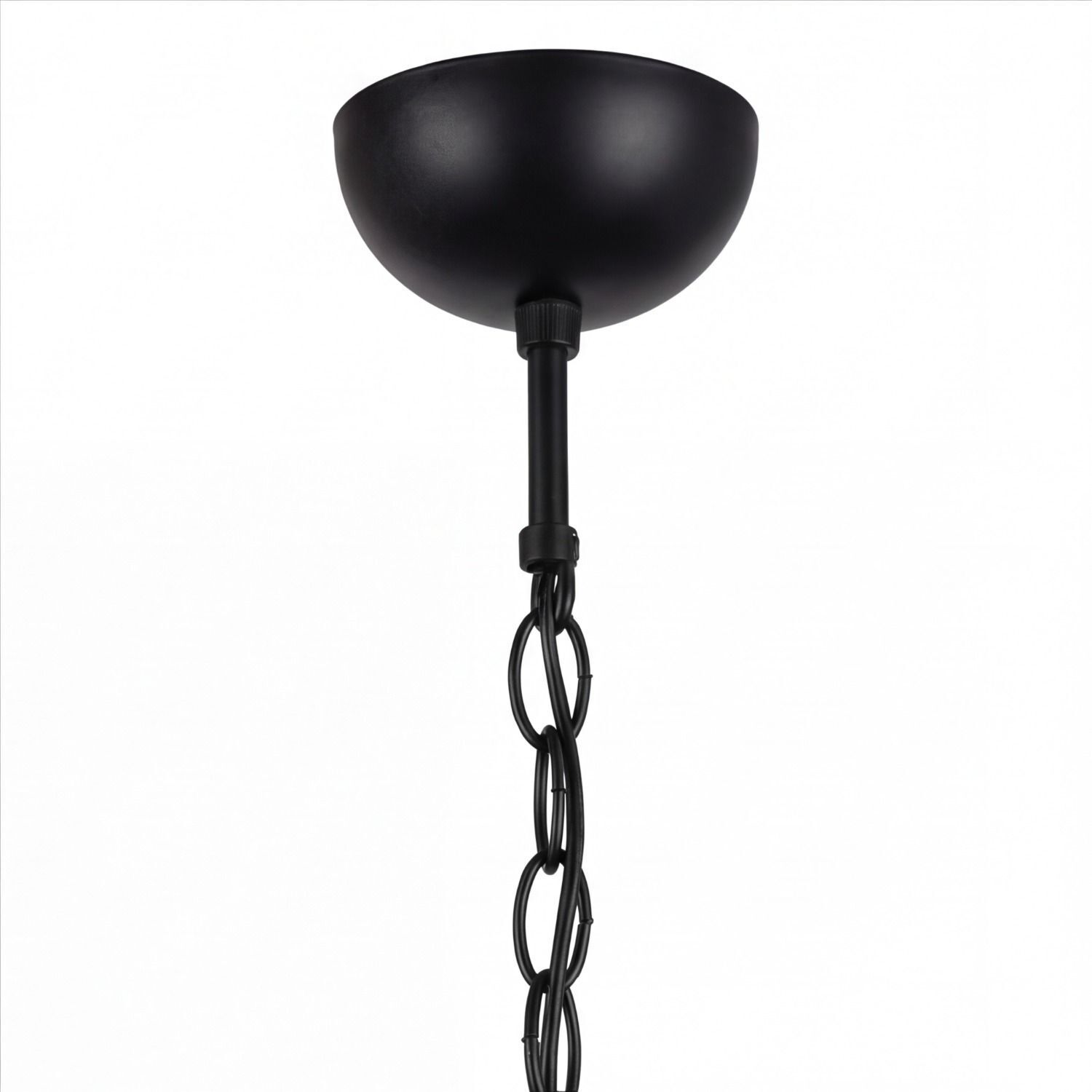 Hängelampe, Pendant, Schwarz, Kette, Deckenleuchte, Material: Metall