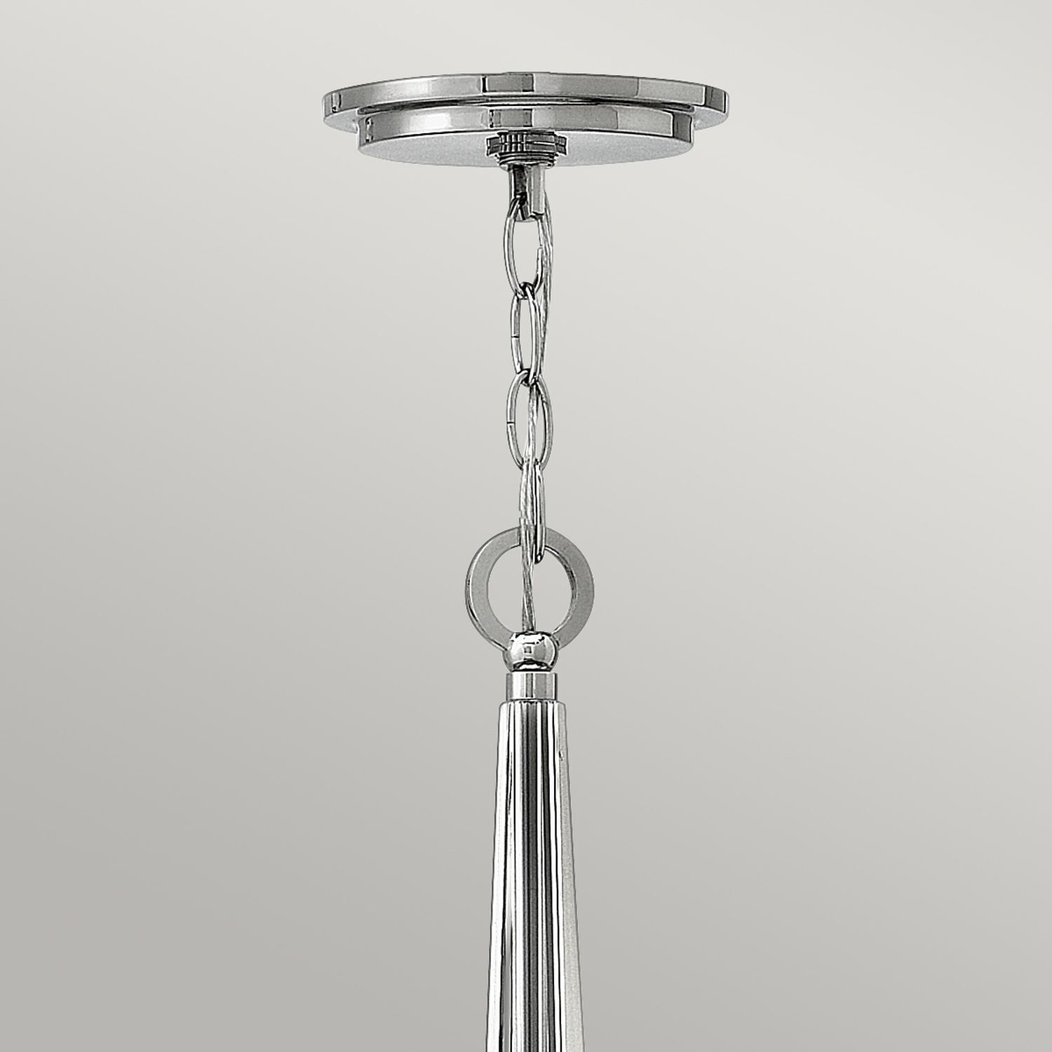 Hängelampe Metall Stoff Ø 53,9 cm rund H: max. 374,9 cm XXL