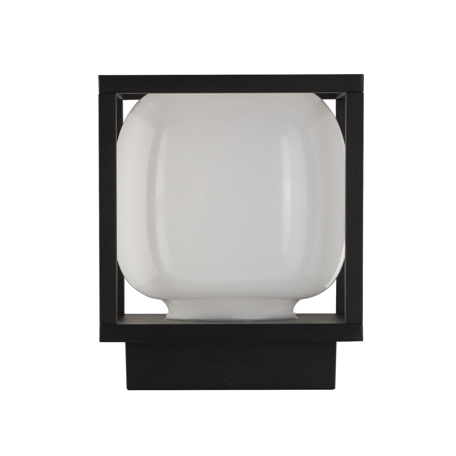 LED Außenleuchte IP54 Schwarz Weiß 15 cm 3000 K klein