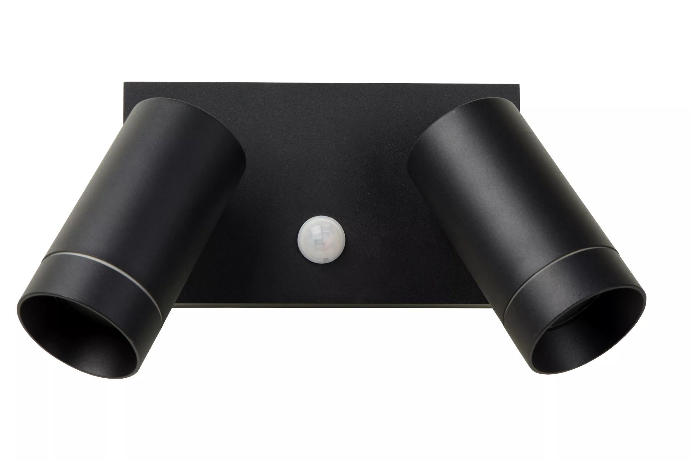Wandspot Bewegungsmelder flexibel Schwarz GU10 B:18 cm