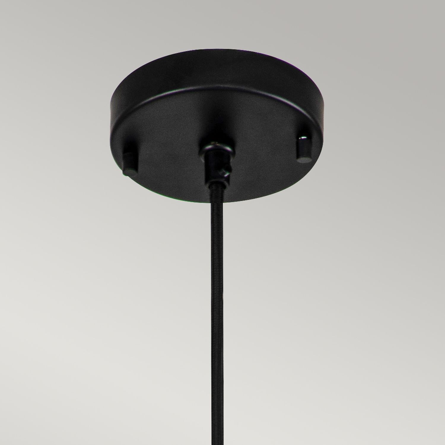 Pendelleuchte Schwarz Gold Ø 17,8 cm schmal Modern kunstvoll