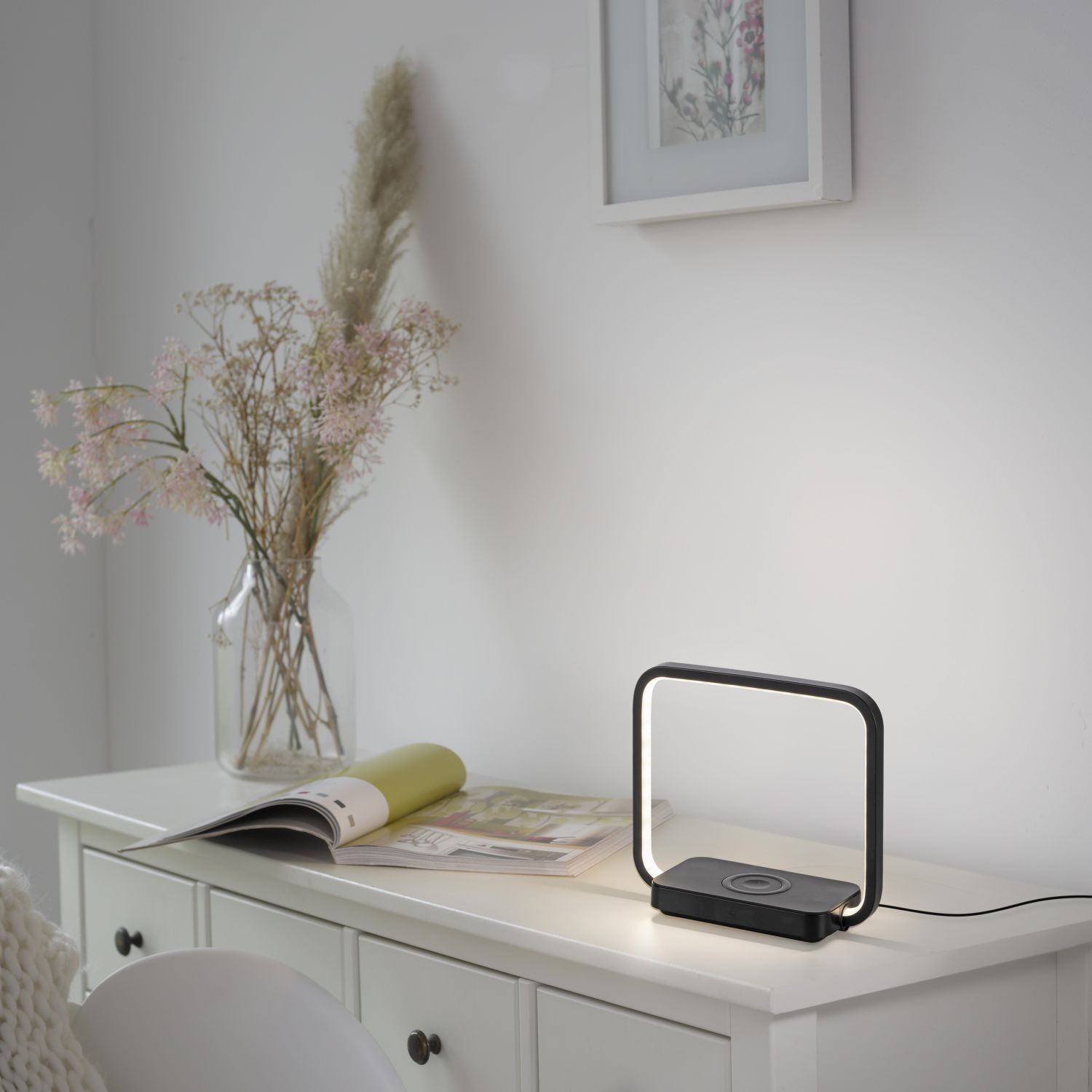 Dimmbare LED Tischleuchte Touch 3000 K 2 W Ladefunktion Tabelle, Blumen-Arrangement, Schreibtisch, Ikebana, Topfpflanze