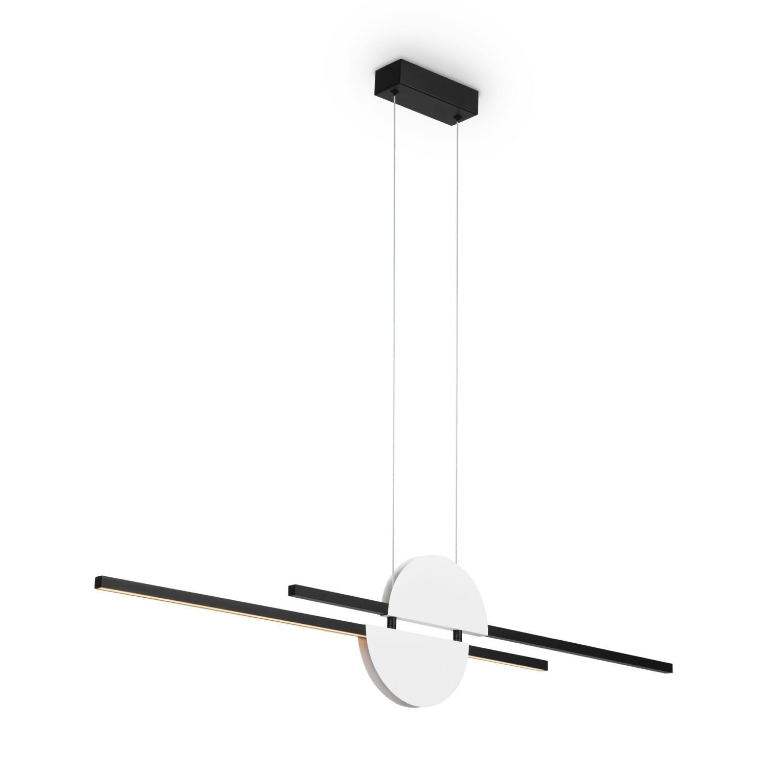 LED Hängelampe Aluminium Metall H: max. 204 cm länglich