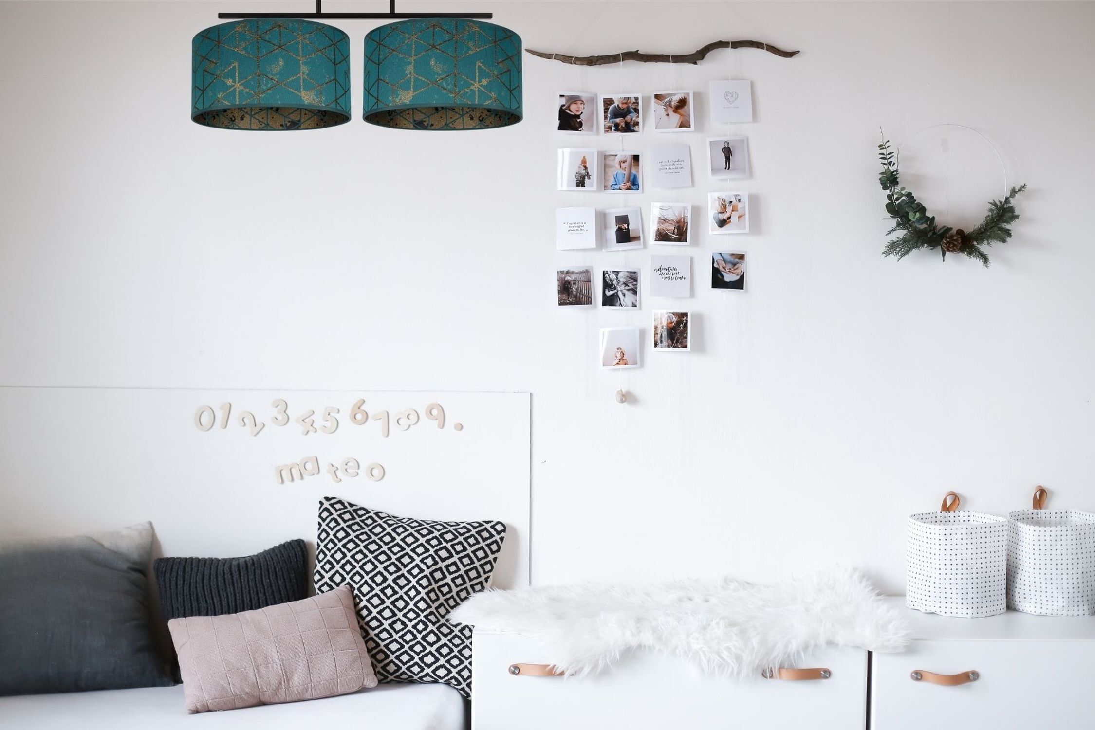 Kissen, Dekoration für Zuhause, Wand, Klebeband