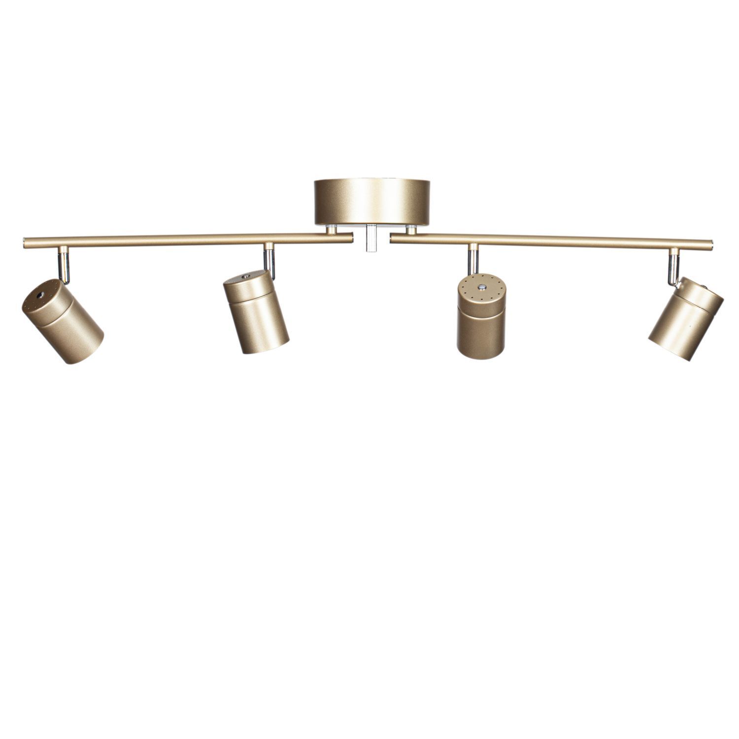 Deckenstrahler GU10 4-flammig länglich 83 cm in Gold