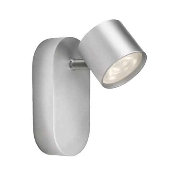 Wandlampe, Wandspot, LED, weiß, Metall