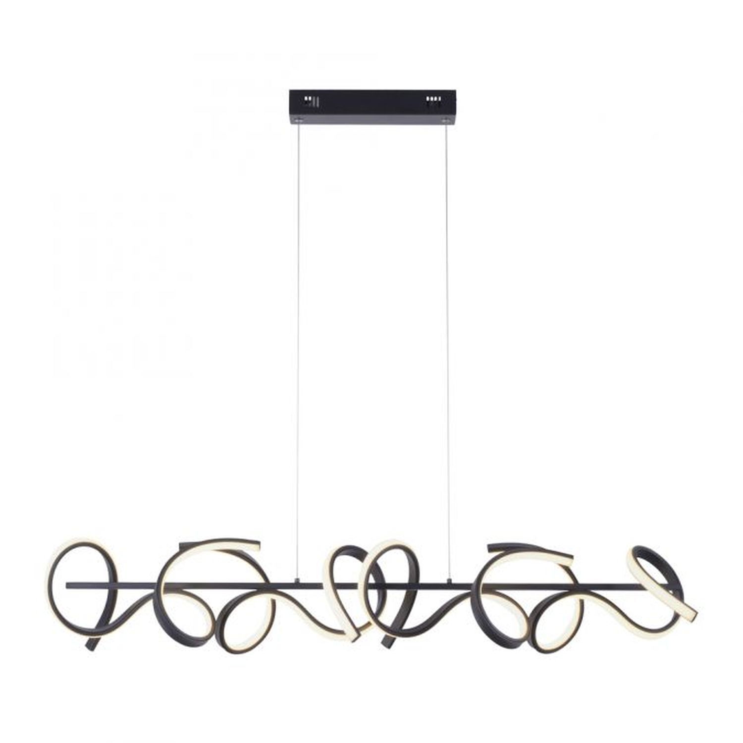 LED Pendelleuchte dimmbar Schwarz 10 W 1330 lm L:99 cm