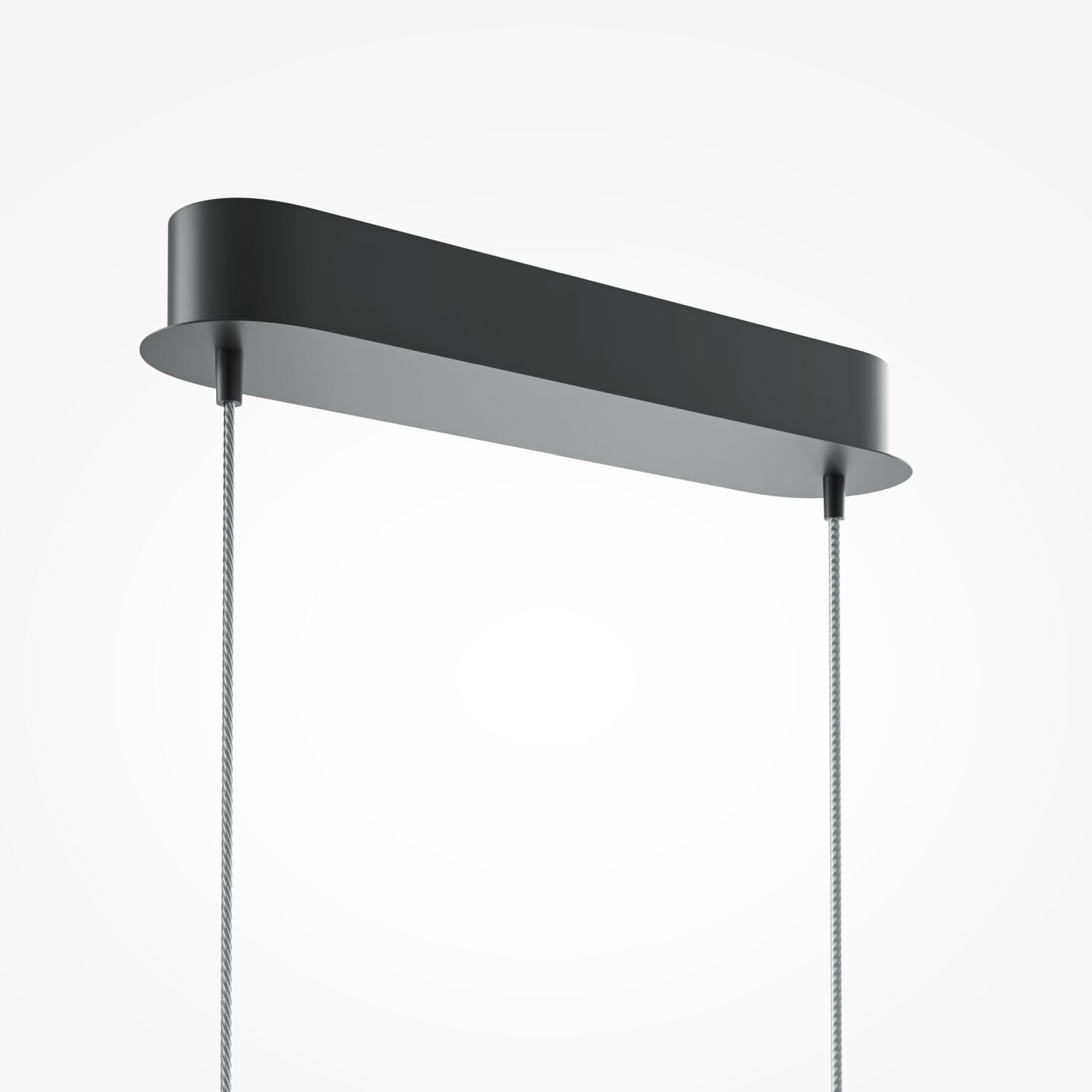 LED Hängeleuchte Metall H: max. 305,7 cm Schwarz 800 lm