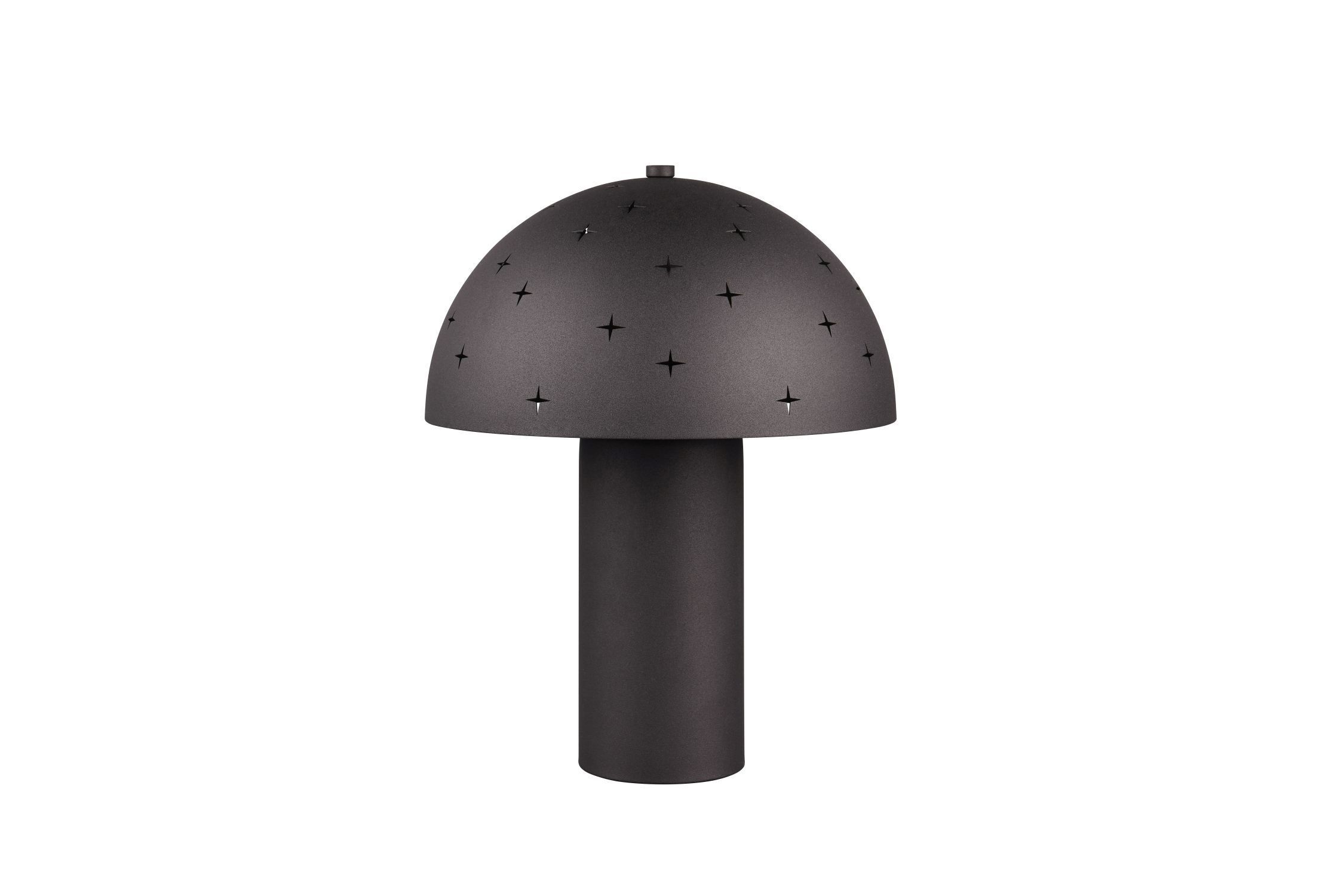 Stylische Tischlampe Schwarz Metall E14 32,5 cm Sterne
