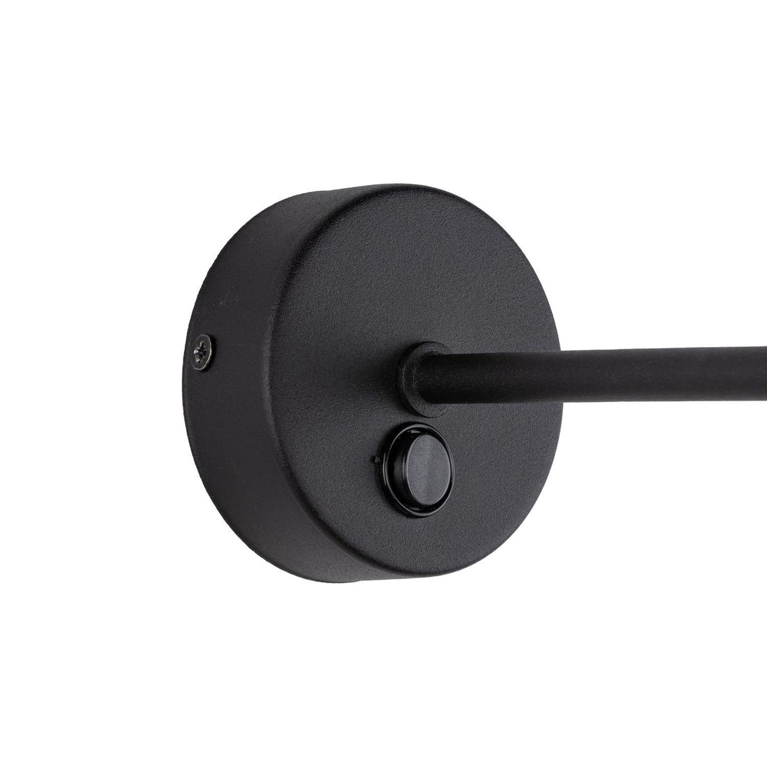 Wandlampe E27 Metall Jute H: 35 cm in Schwarz Braun MINA Wandlampe E27 Metall Jute H: 35 cm in Schwarz Braun MINA