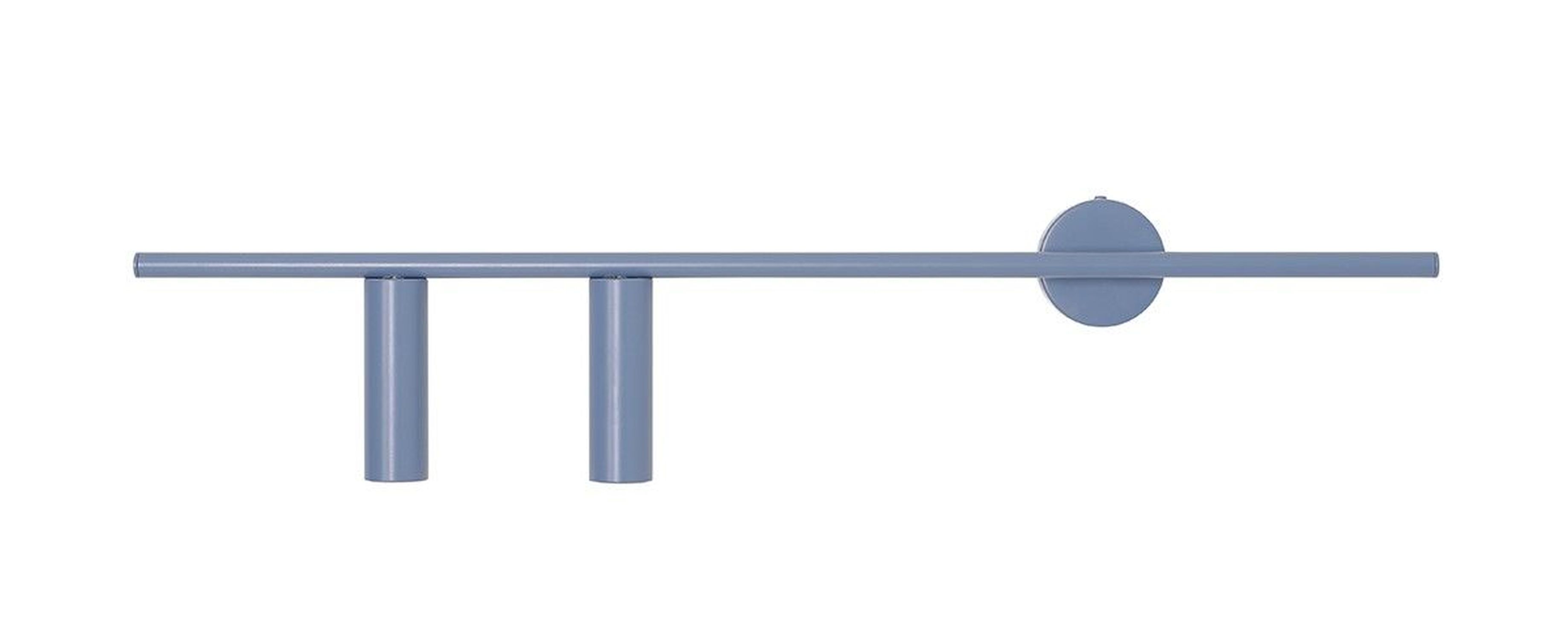 Wandlampe Blau Metall GU10 Zylinder B:80 cm dekorativ