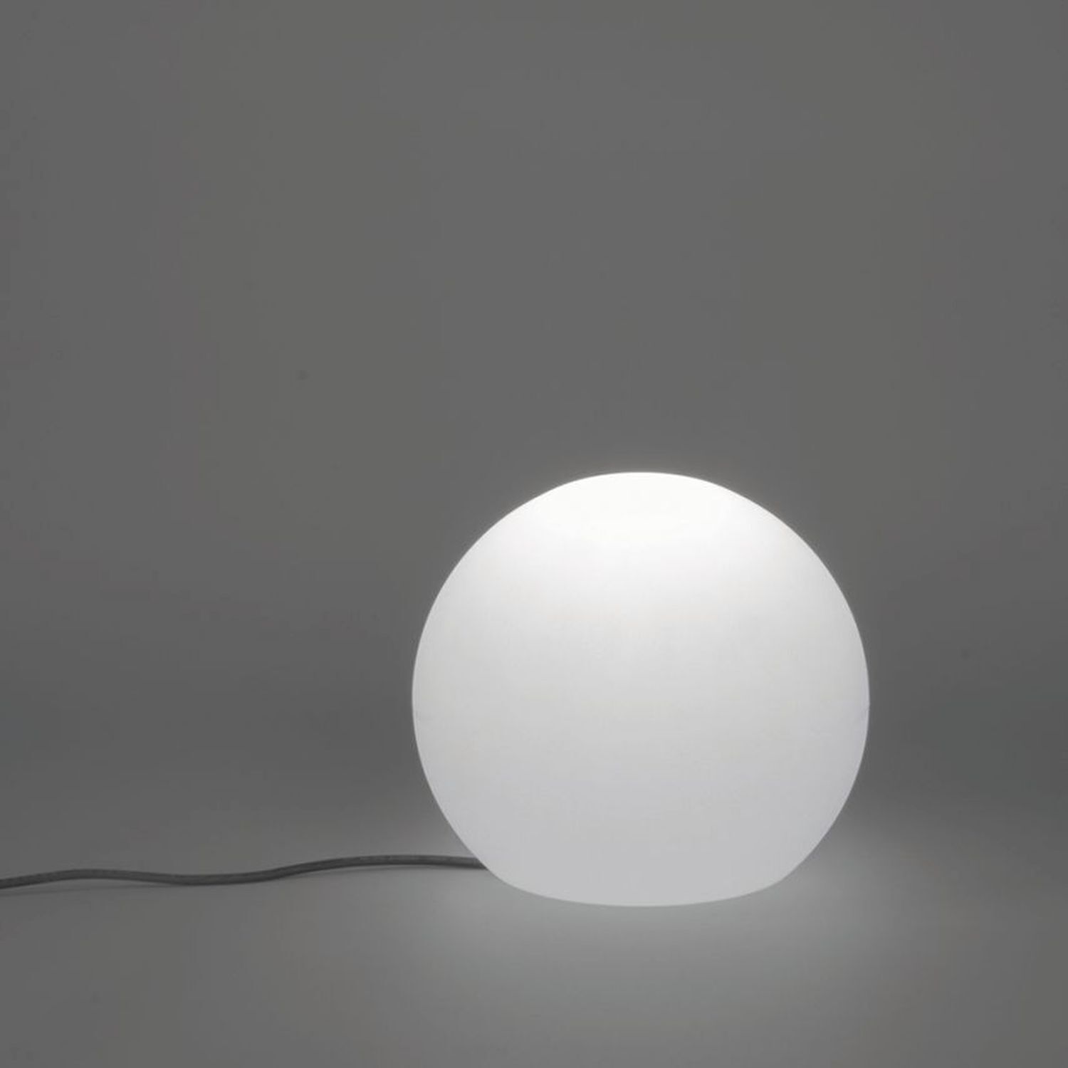 Gartenkugel mit Kabel Stecker Weiß IP65 E27 LED Ø 30 cm