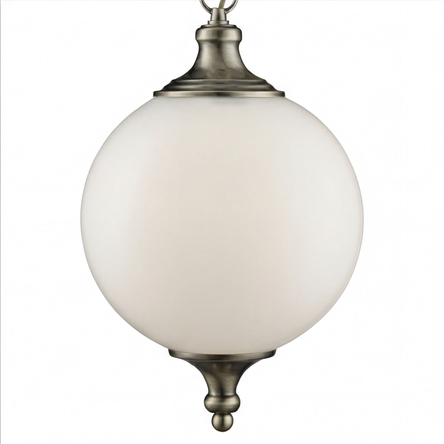 Hängeleuchte, Ornament, Glaskugel, Metallic, Pendellicht