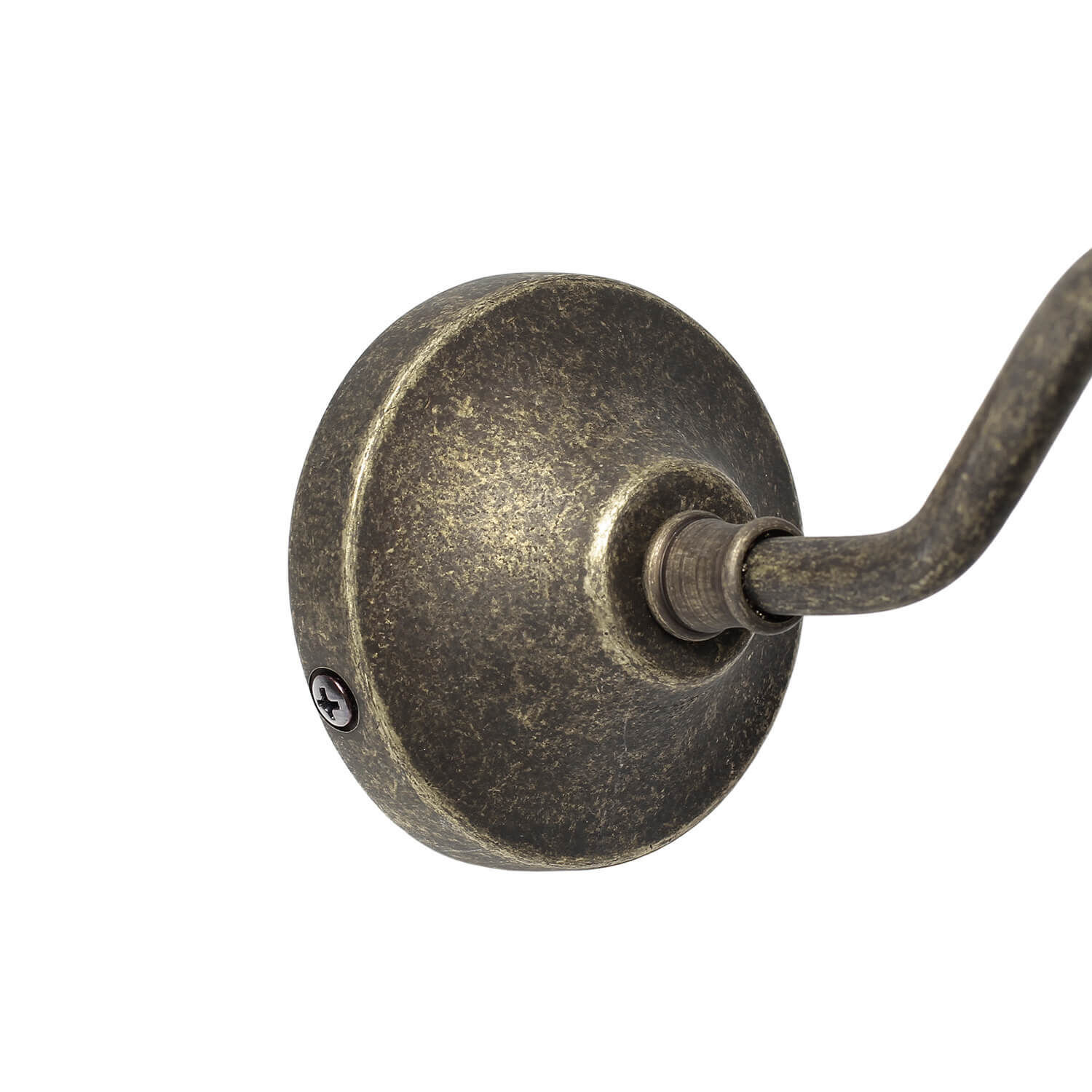 Wandleuchte aus Messing in Bronze Antik Bronze, Griff