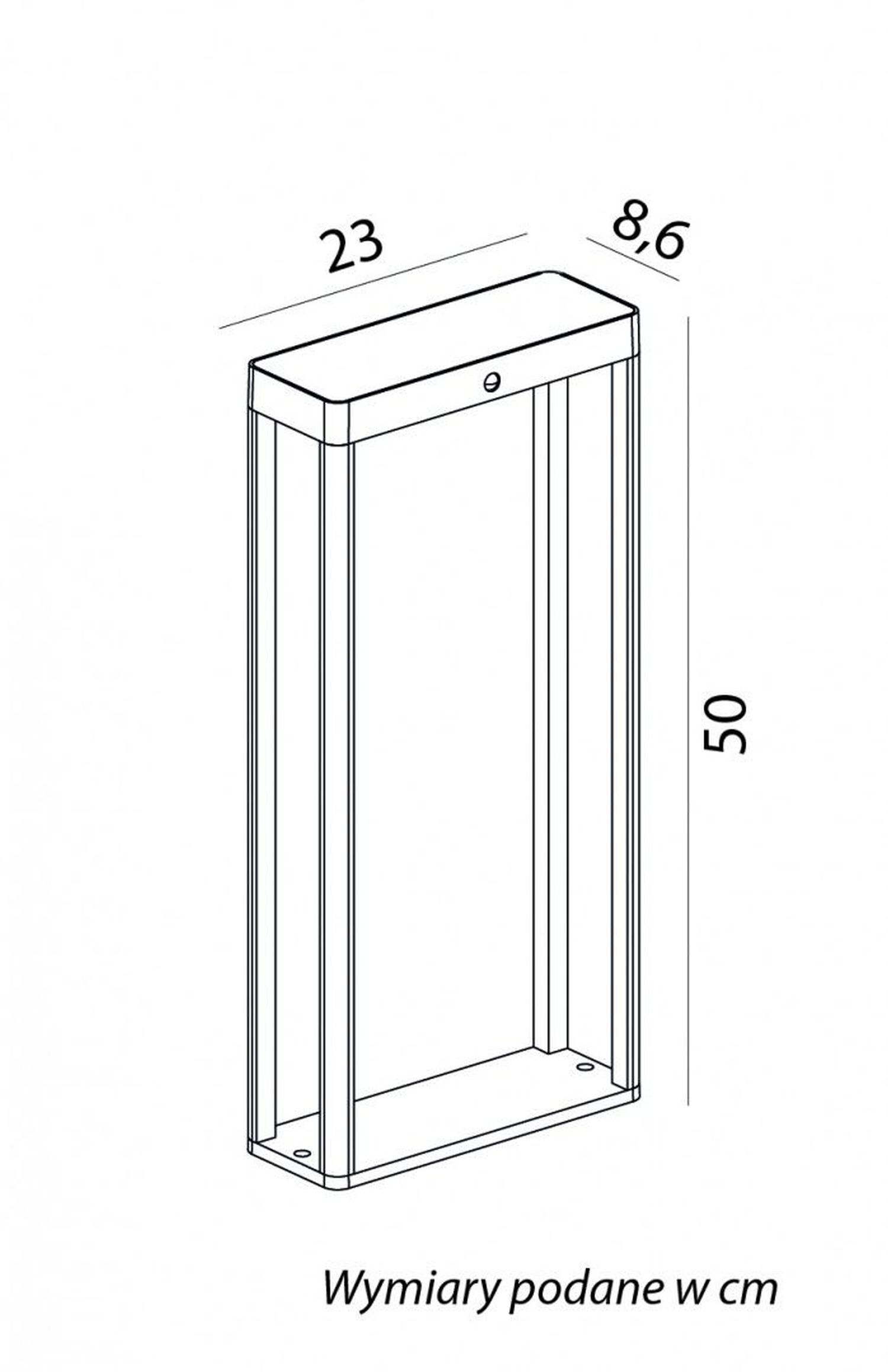Energieeffiziente LED Solarleuchte IP65 2 W Dunkelgrau Kabinett, Mobiliar, Diagramm, Handlung