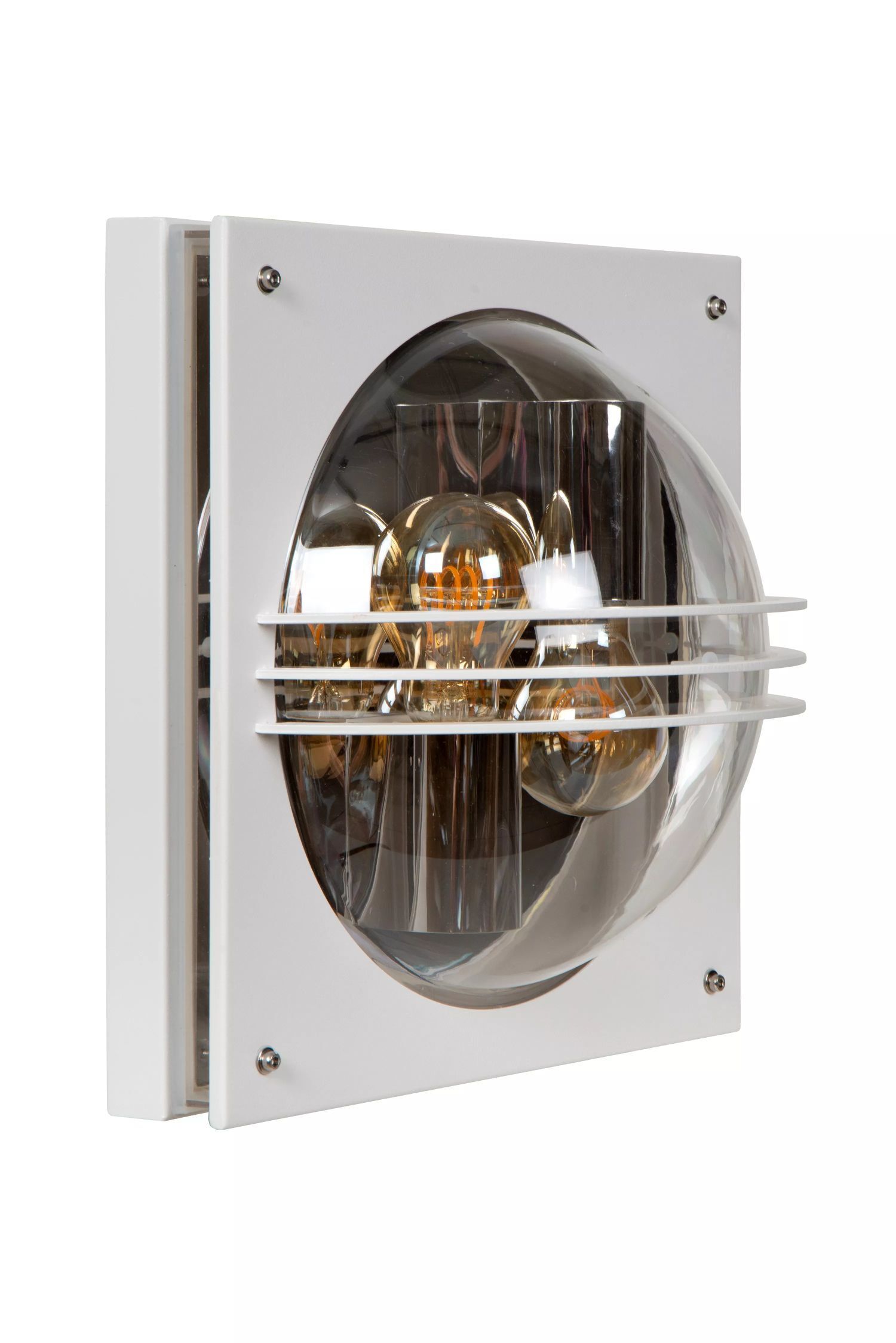 Wandlampe außen Weiß IP44 E27 2-flammig Haustür Garten