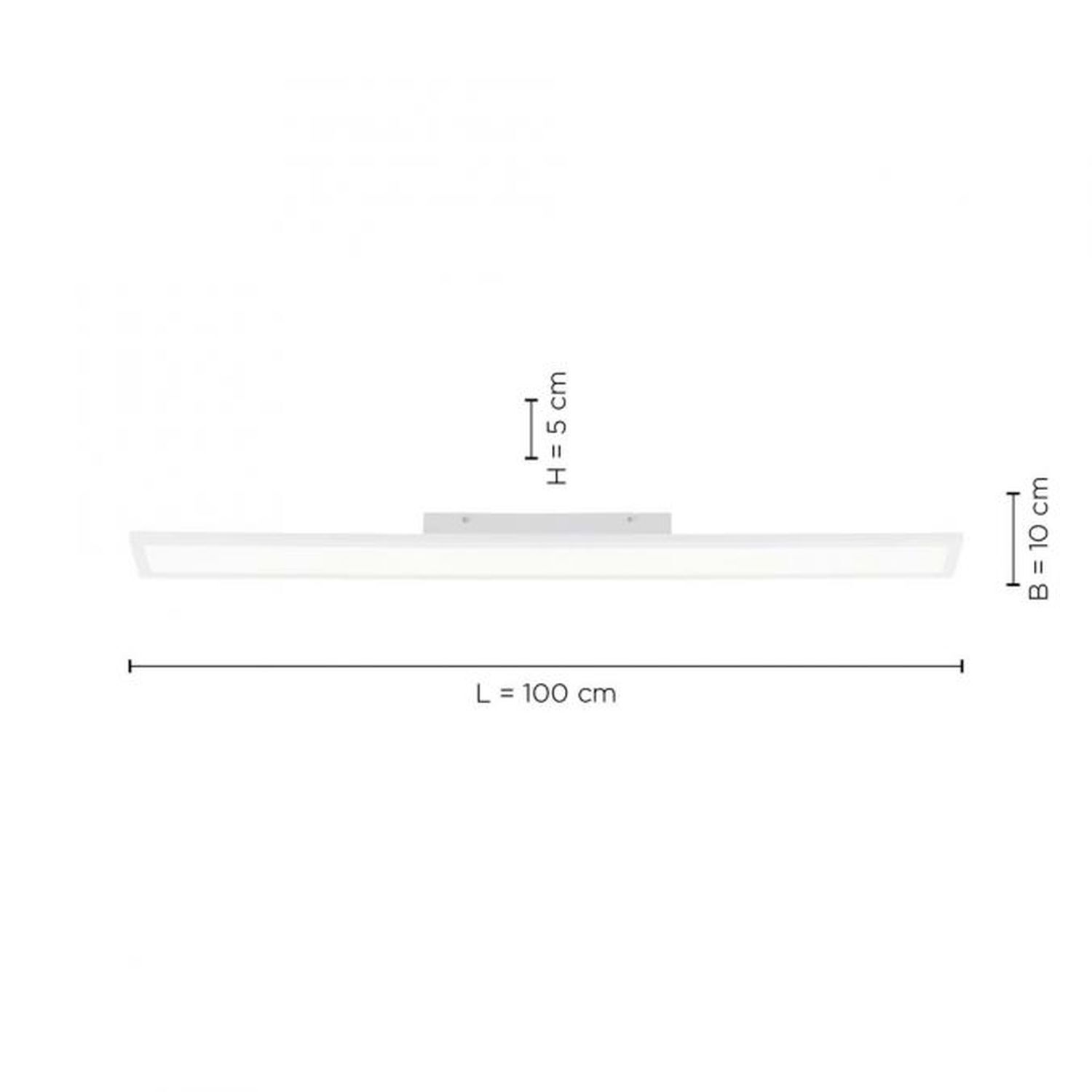 LED Deckenlampe mit Fernbedienung Dimmer 2900 lm Modern