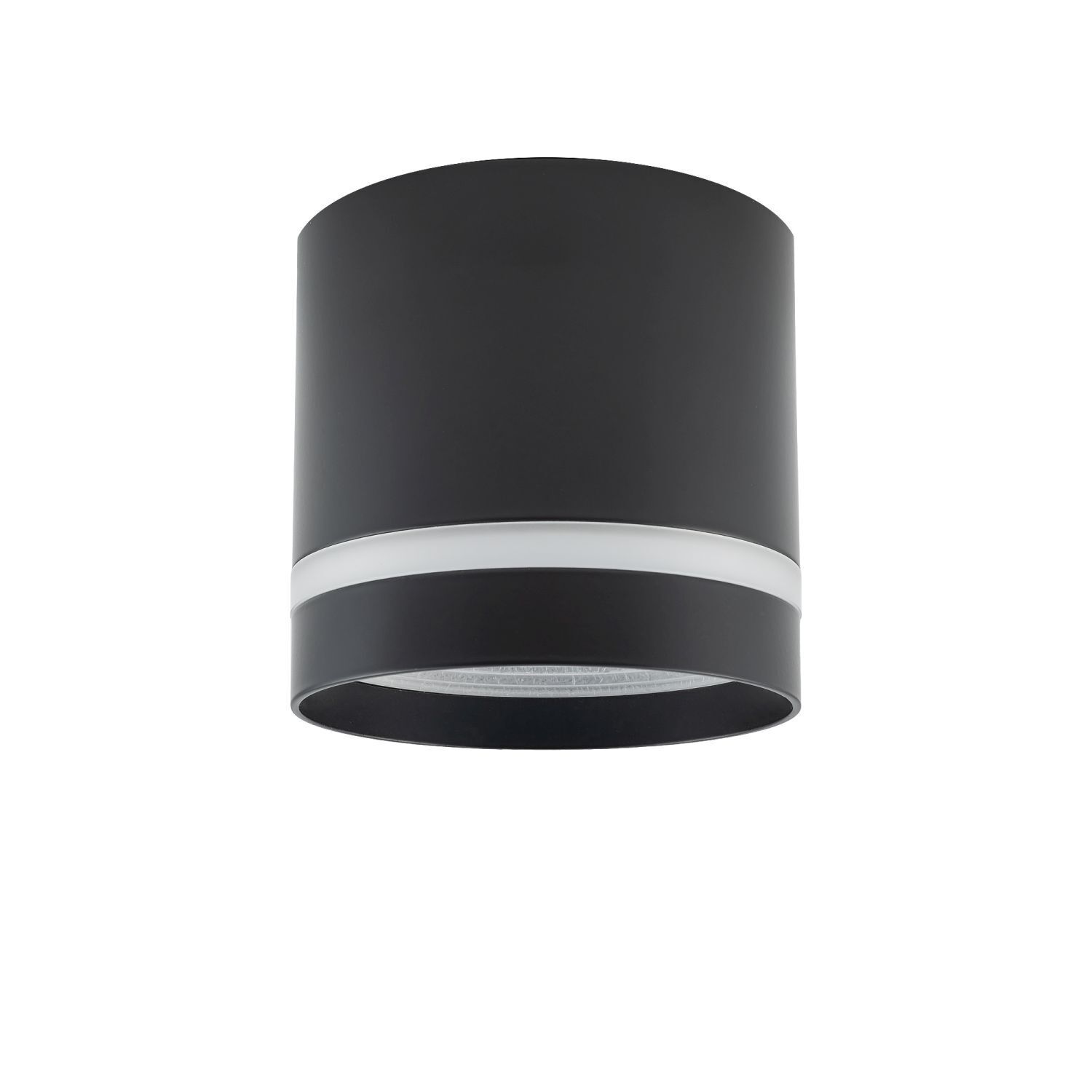 Spot Decke Schwarz GX53 Ø 8,5 cm rund H: 8,3 cm klein Metall