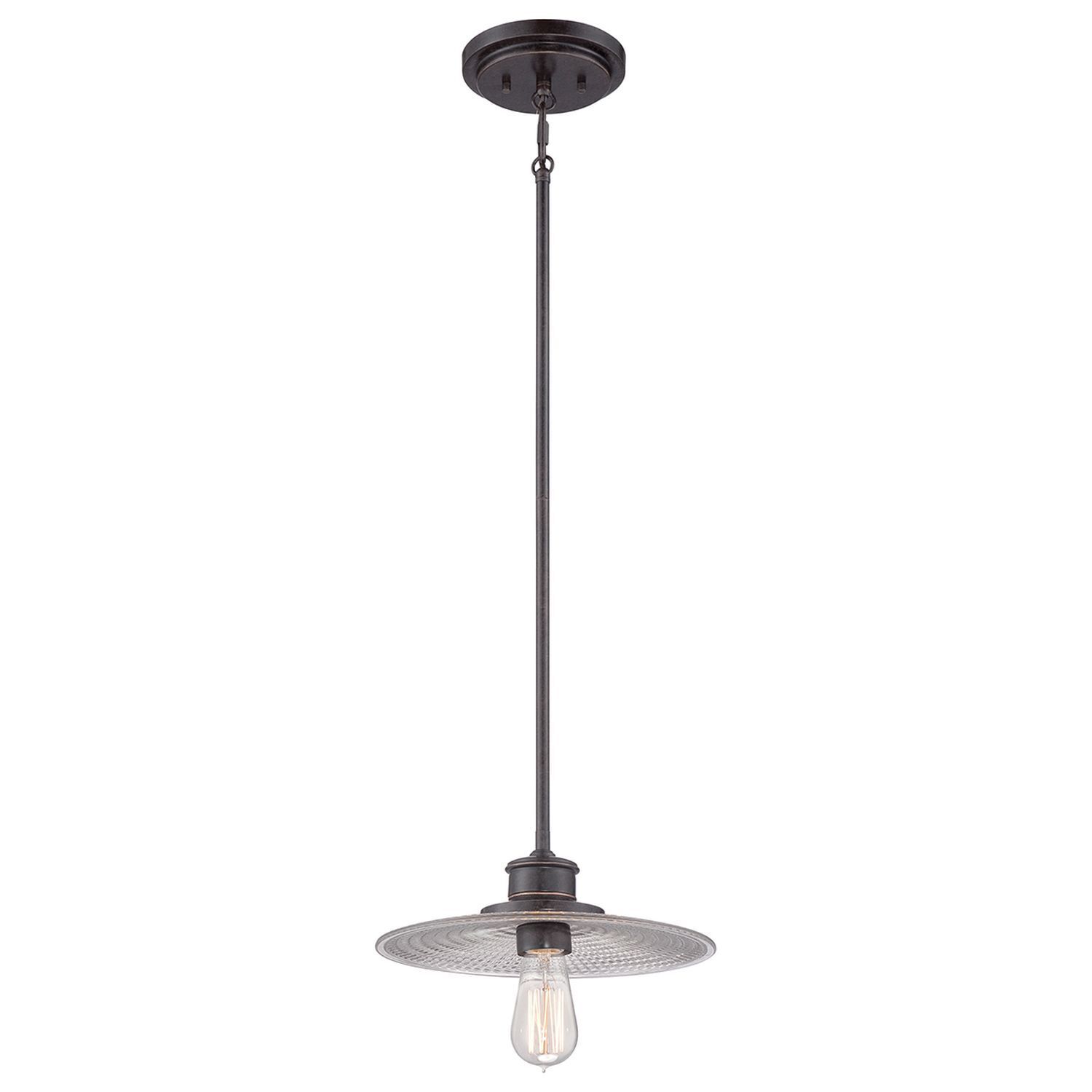 Hängelampe Maritim Metall Glas in Bronze antik ALNILLA