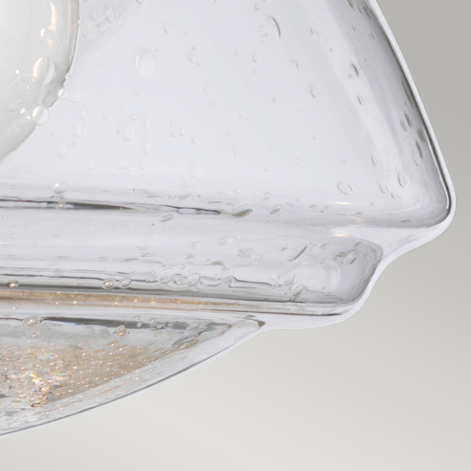 Wandleuchte Bad H: 22,1 cm IP44 E27 Chrom aus Metall Regenglas