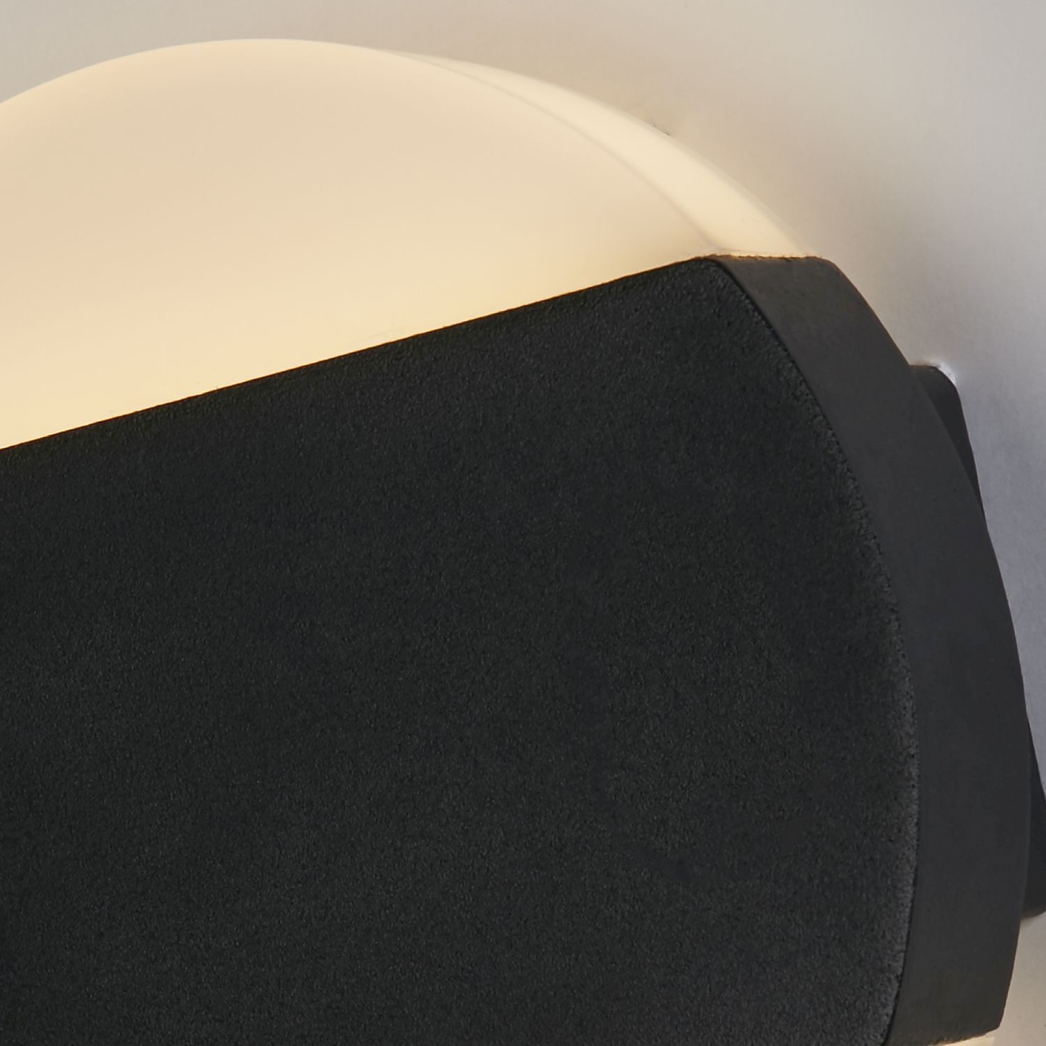 LED Außenwandlampe Aluminium IP44 287 lm Schwarz Weiß stuhl, sitz, schwarz, stoff, kissen