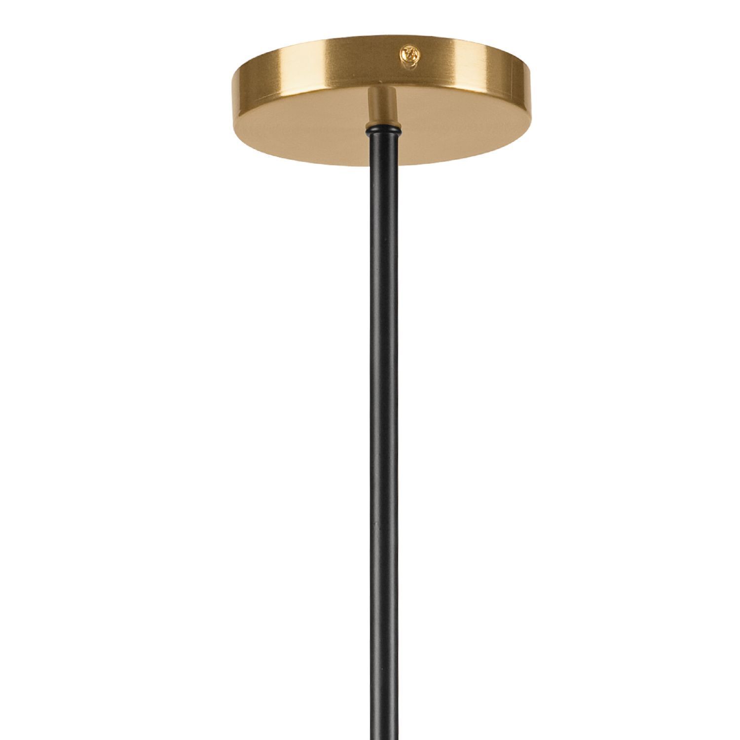 Deckenlampe Glas Metall in Gold Schwarz E14 Modern