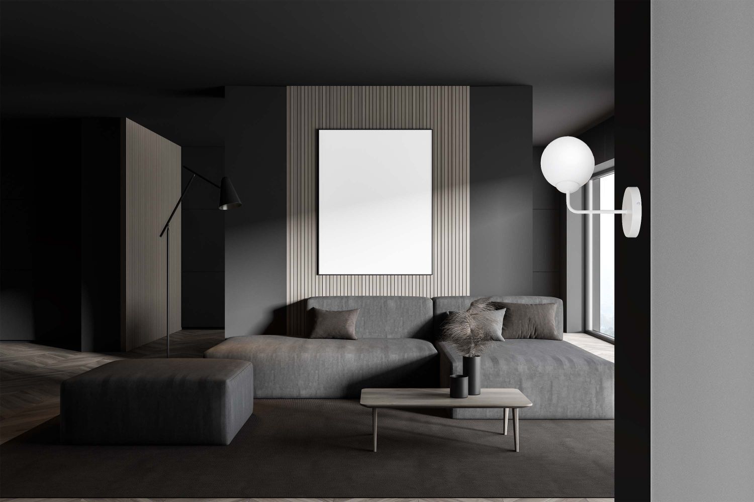 Weiße Wandlampe Modern Glas Kugel E14 SENARA Wohnzimmer