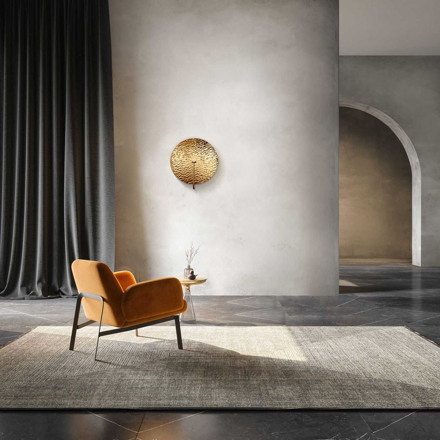 Wandlampe Metall Glas G9 D: 40 cm H: 44,5 cm in Gold Dekoration für Zuhause, Mobiliar, Fußboden, Stuhl, Teppich