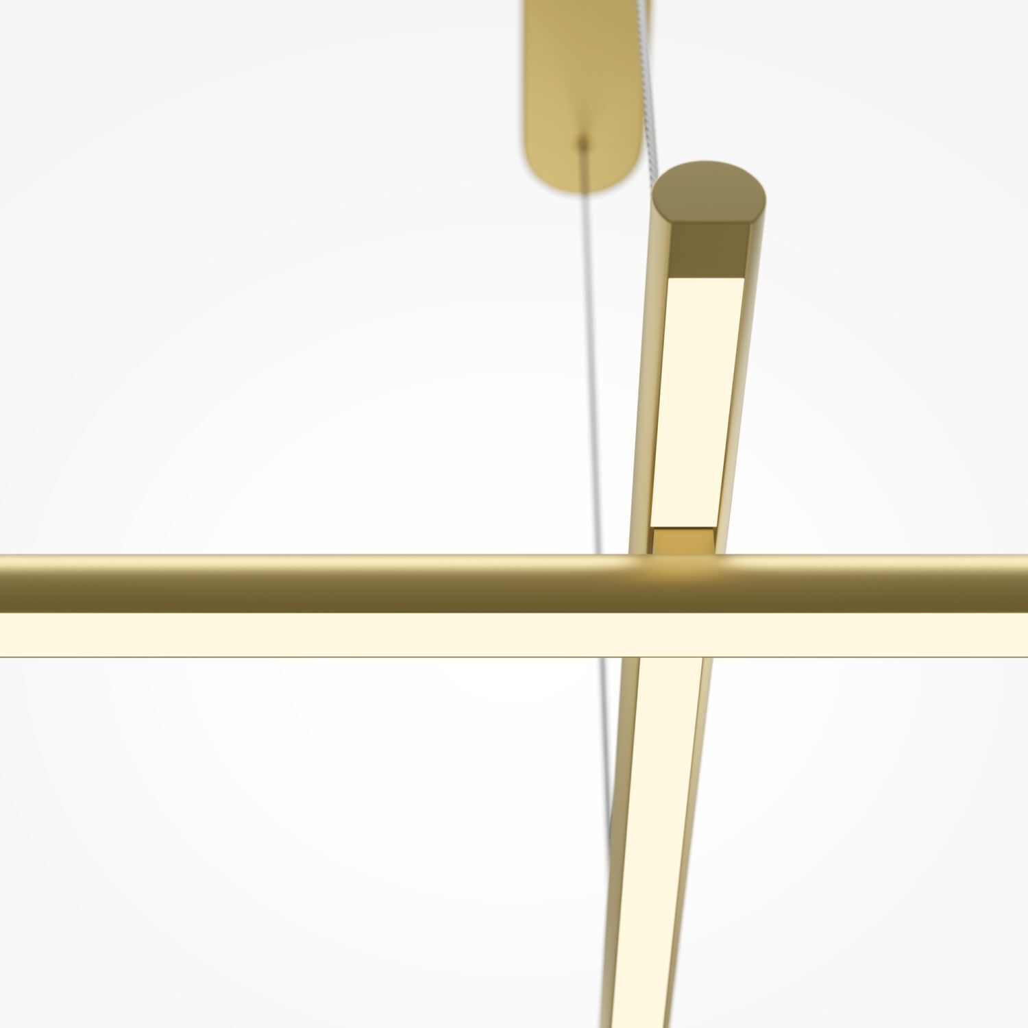 Pendelleuchte LED Aluminium H: max. 310 cm in Gold SIRI