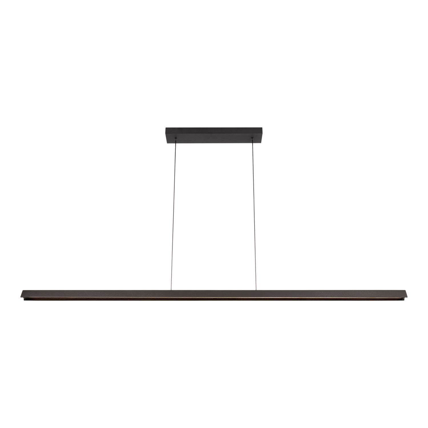 pendant light, linear chandelier, hanging fixture, black finish, LED bar