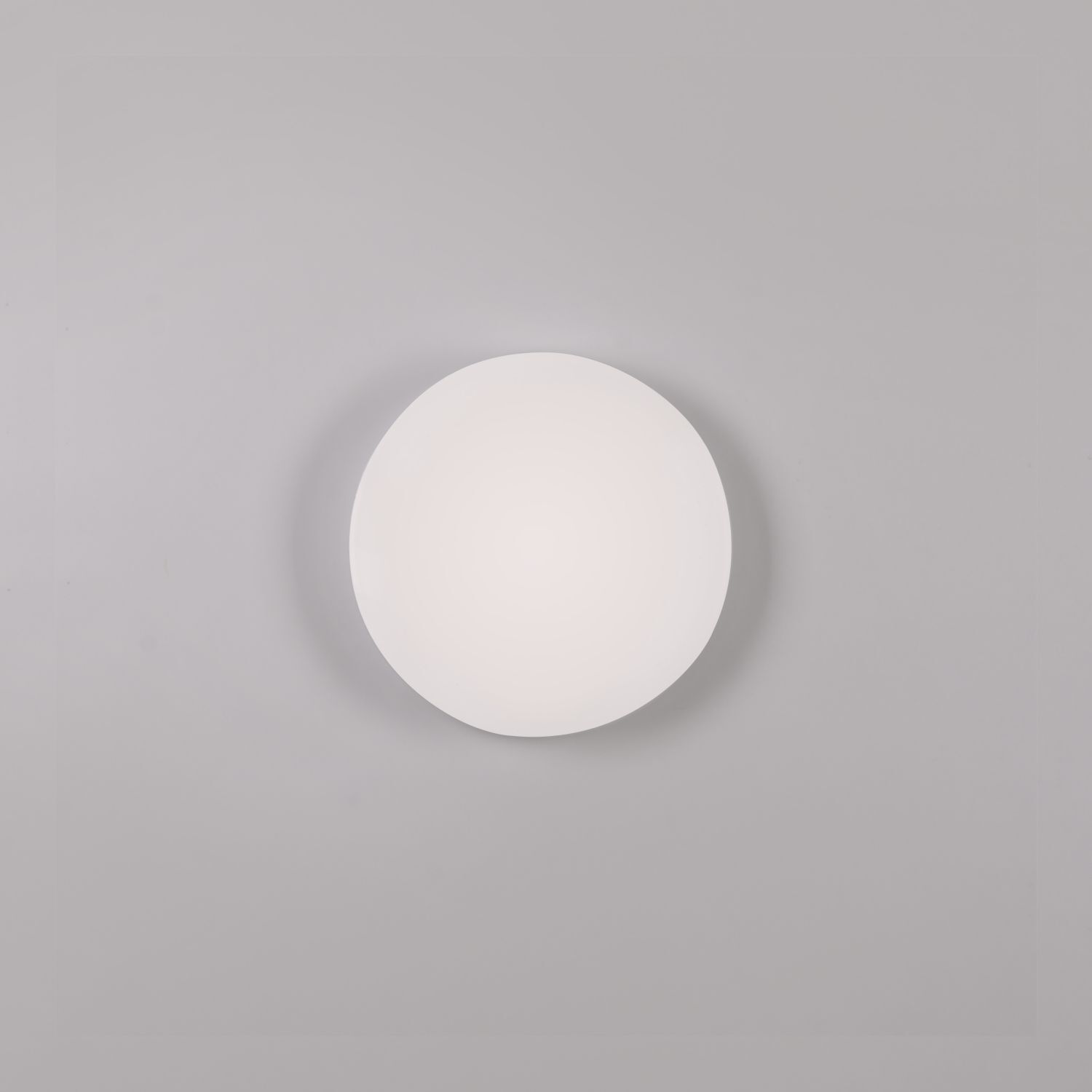 Blendarme LED Deckenlampe Weiß Ø22 cm rund 8 W wohnlich Deckenleuchte