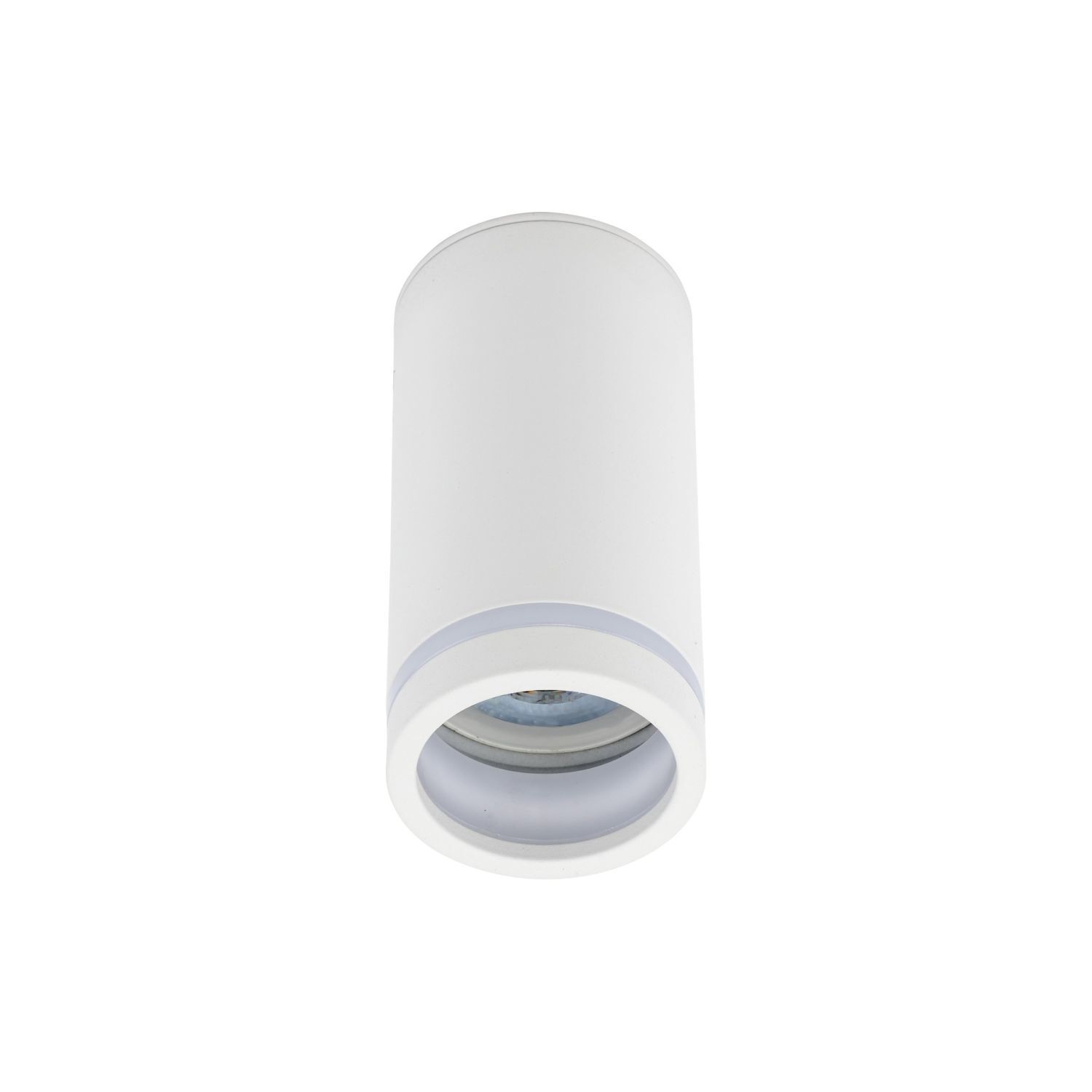 Spot Lampe Decke Metall GU10 Ø 5,5 cm H: 11 cm Aufputz Weiß