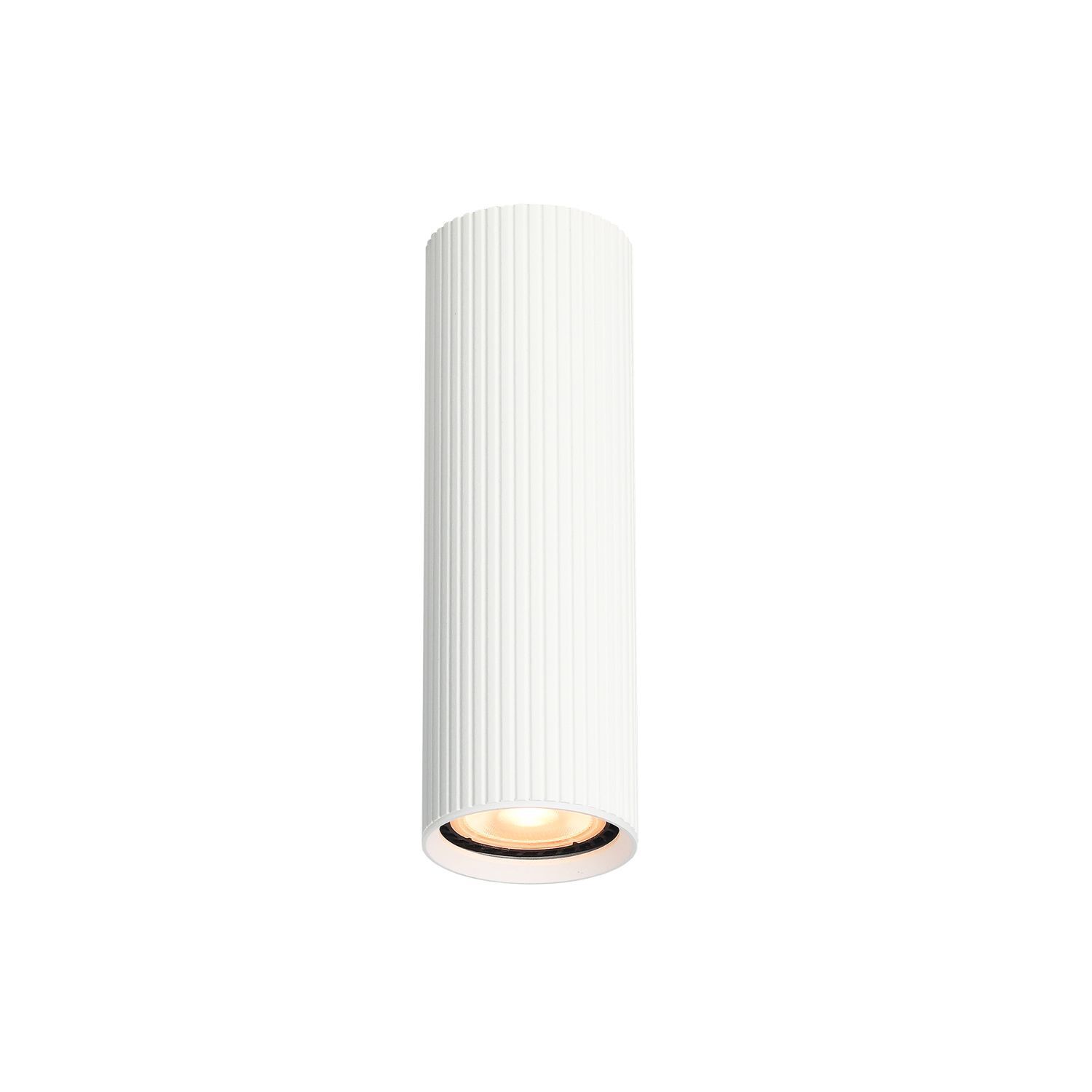 Spot Lampe Decke Weiß Metall GU10 Ø 5,5 cm H: 17 cm Aufputz
