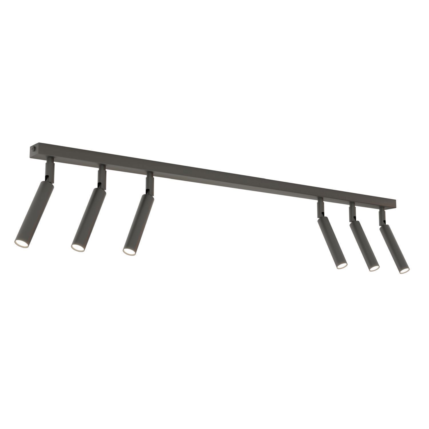 Beweglicher Deckenstrahler Metall G9 90 cm lang Schwarz