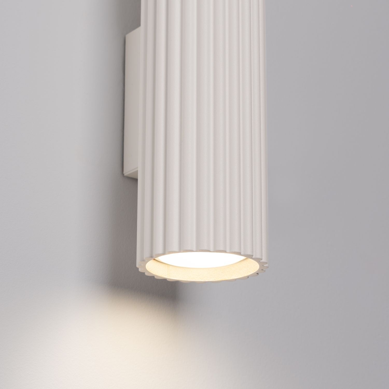 Up Down Wandlampe H: 30 cm Creme GU10 2-flammig länglich