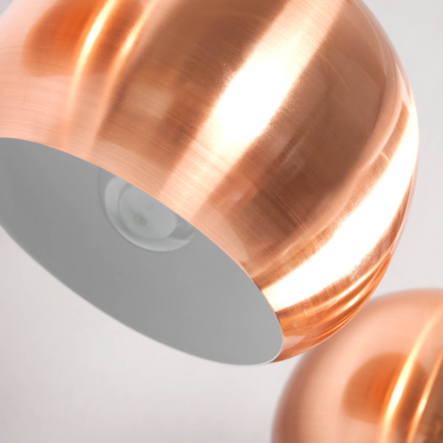 Glänzende Hängeleuchte Retro lang E27 Kupfer Optik Lampe, Beleuchtung, Bronze