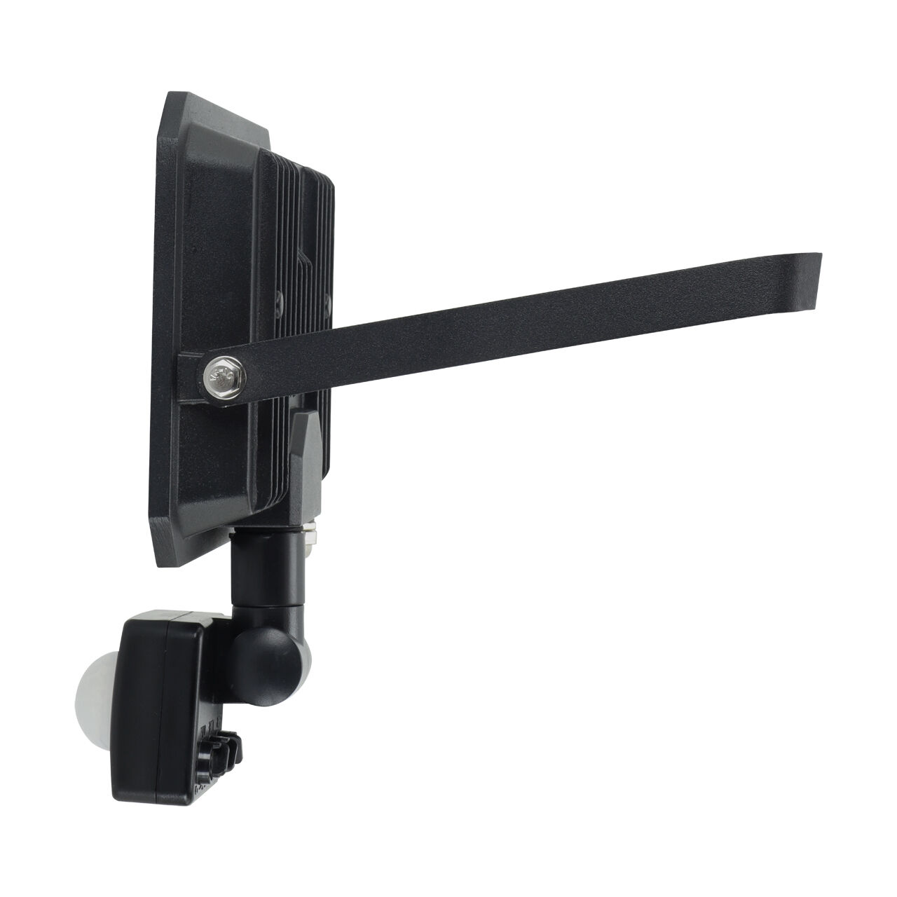 LED Flutlichtstrahler mit Bewegungsmelder 4200 K 3710 lm IP44 Monitorarm, Montagearm, verstellbar, Desktop, Anschluss