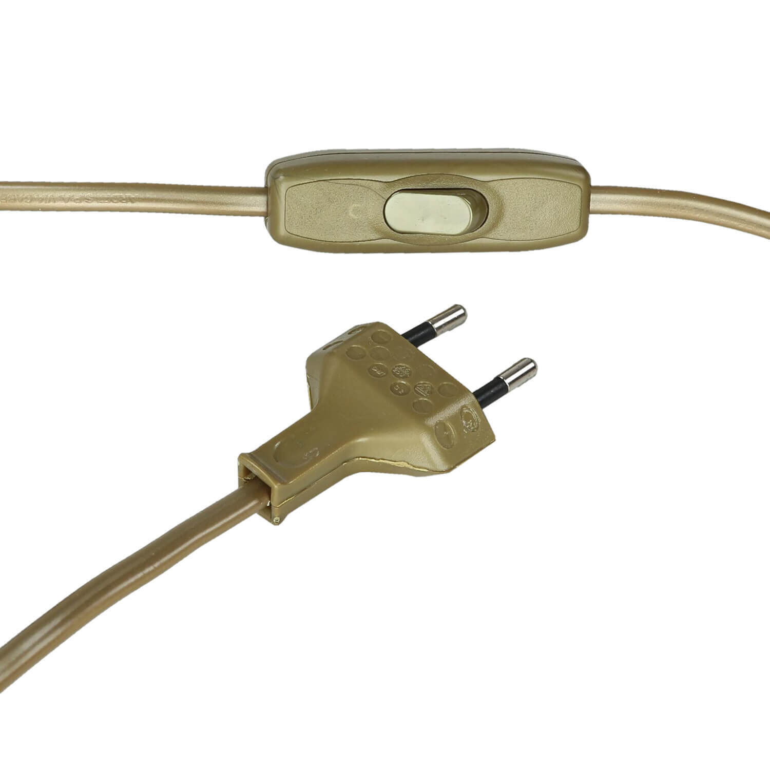 Tischlampe Glasschirm Grün aus Echt-Messing Adapter, Elektronik, Stecker