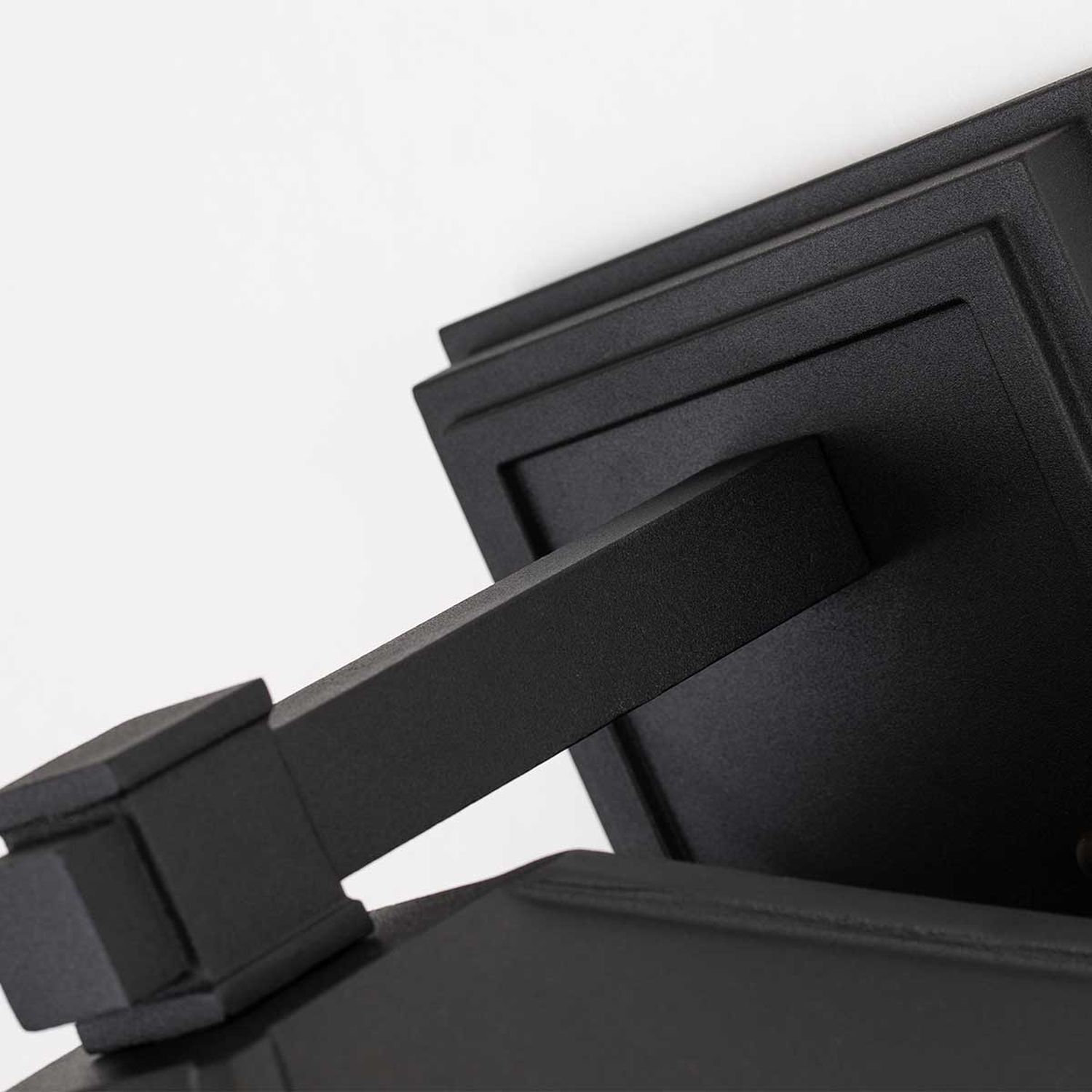 Vintage Außenlampe Wand E27 IP44 H: 41,8 cm Schwarz Adapter, Elektronik, Sinken, Waschbeckenhahn, Beschläge